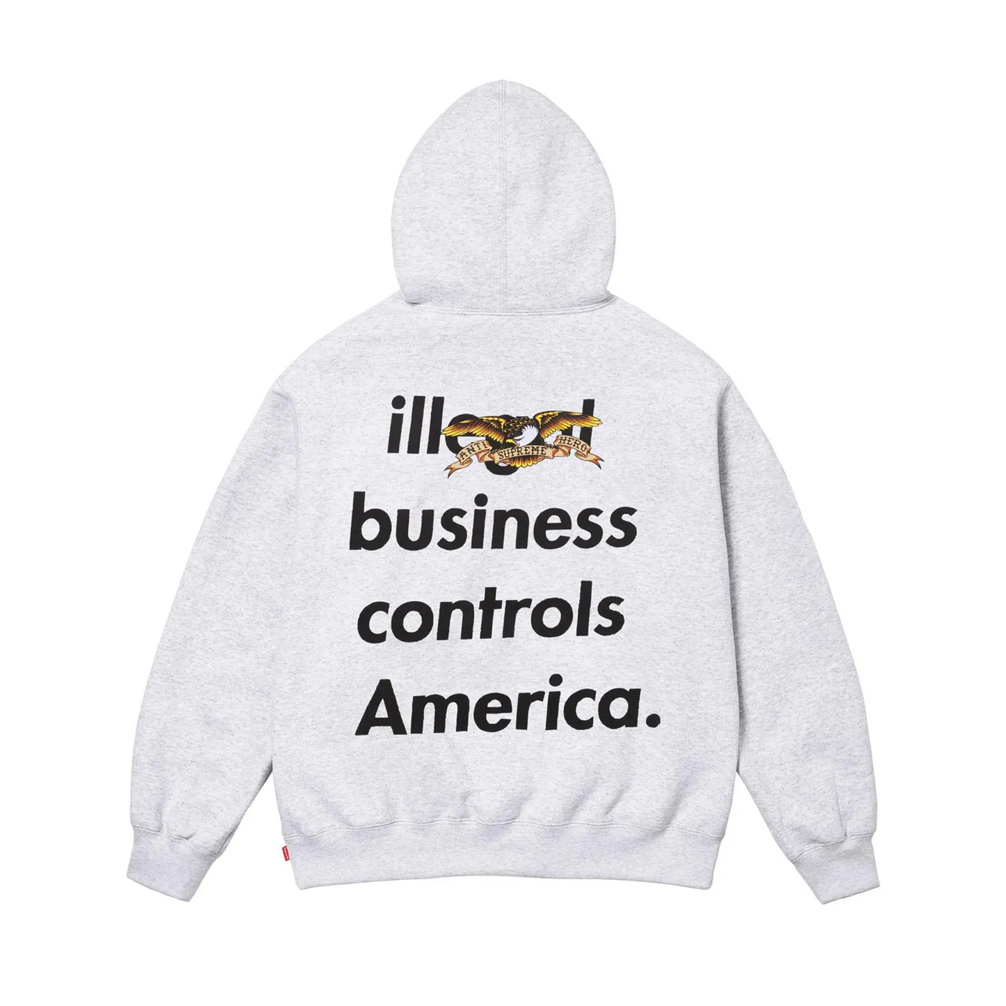 Supreme ANTIHERO Hooded Sweatshirt (FW25) Grey