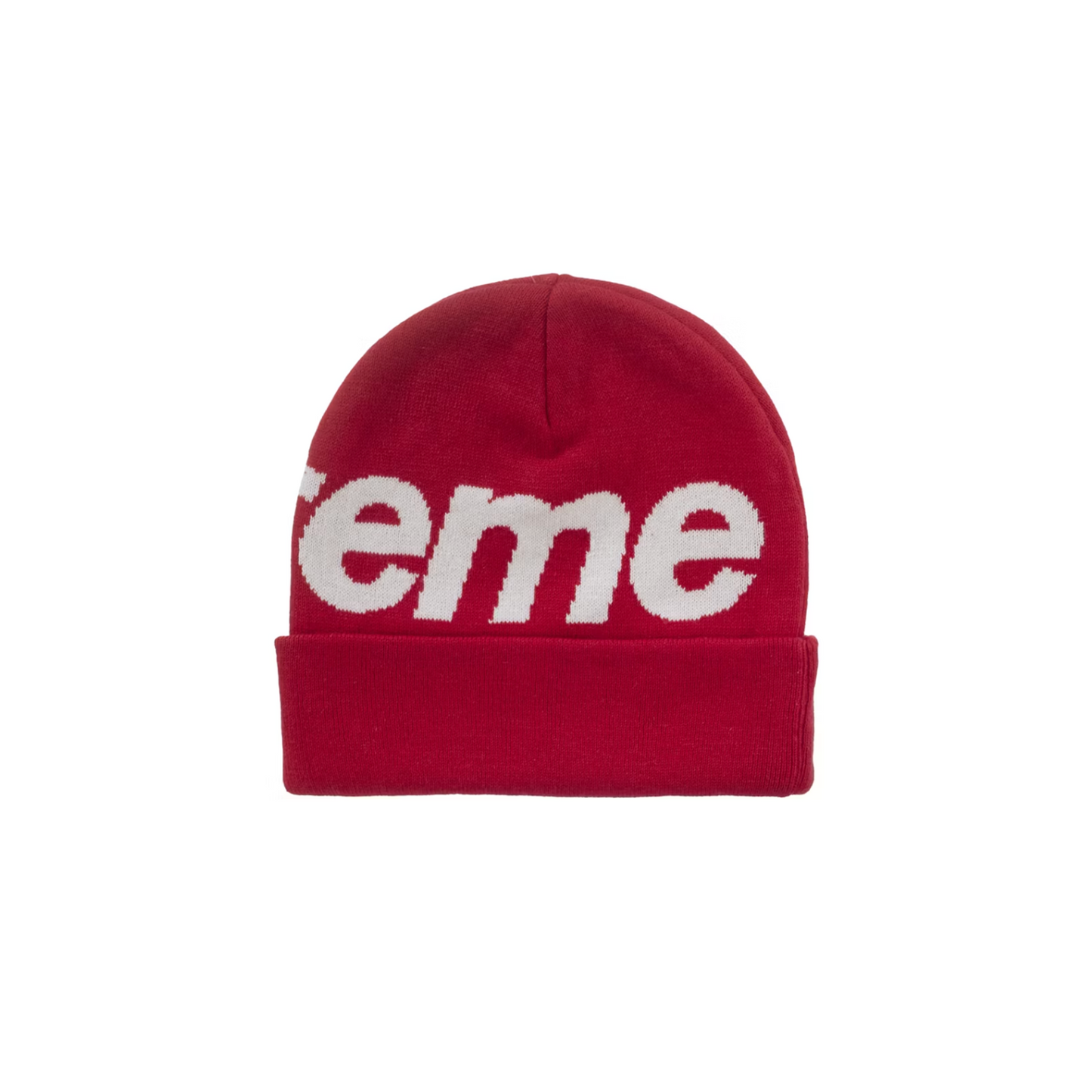 Supreme Big Logo Beanie (FW25) Red