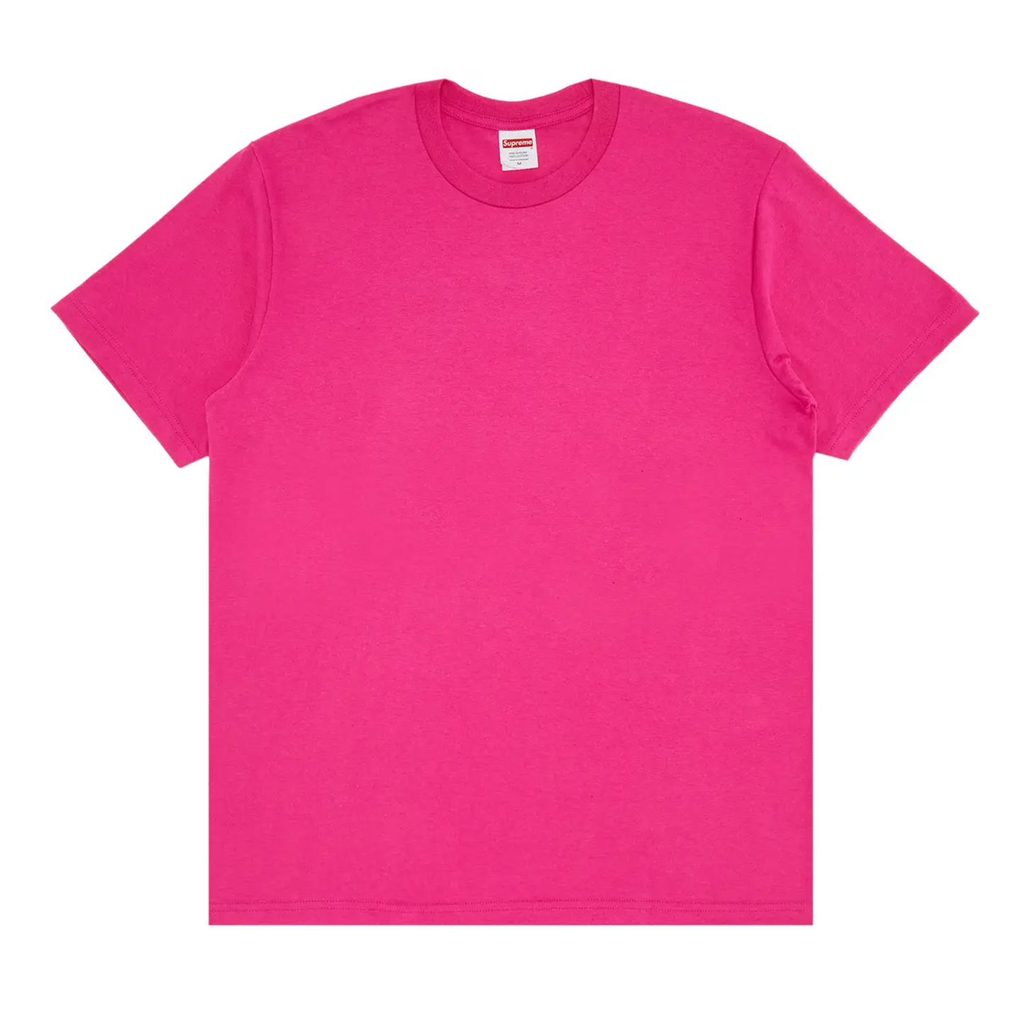 Supreme Tape Tee Fuchsia