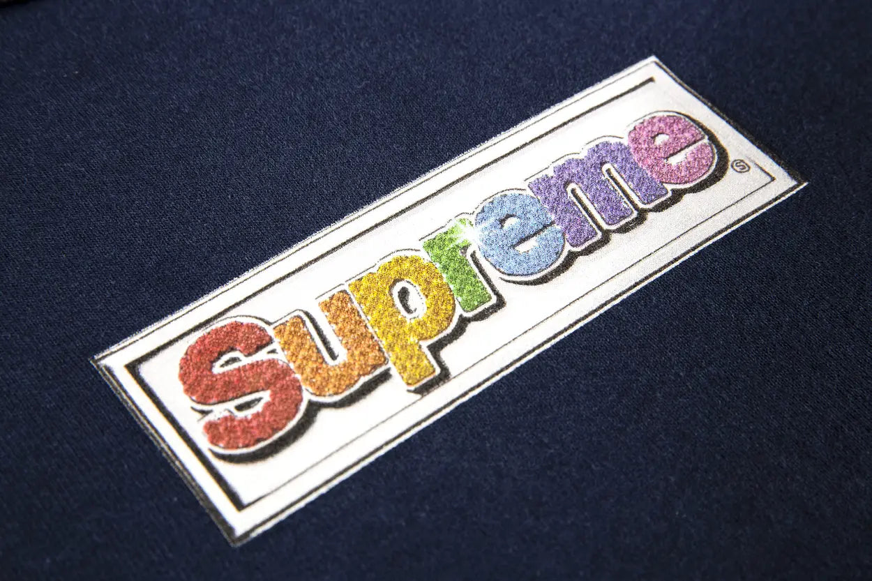 Supreme Bling Box Logo Hooded Sweatshirt