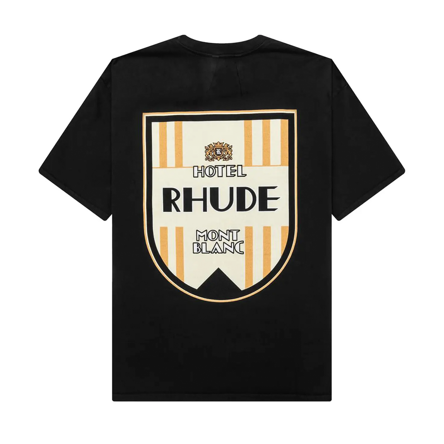 Rhude Mont-Blanc Hotel Tee 'Vintage Black'