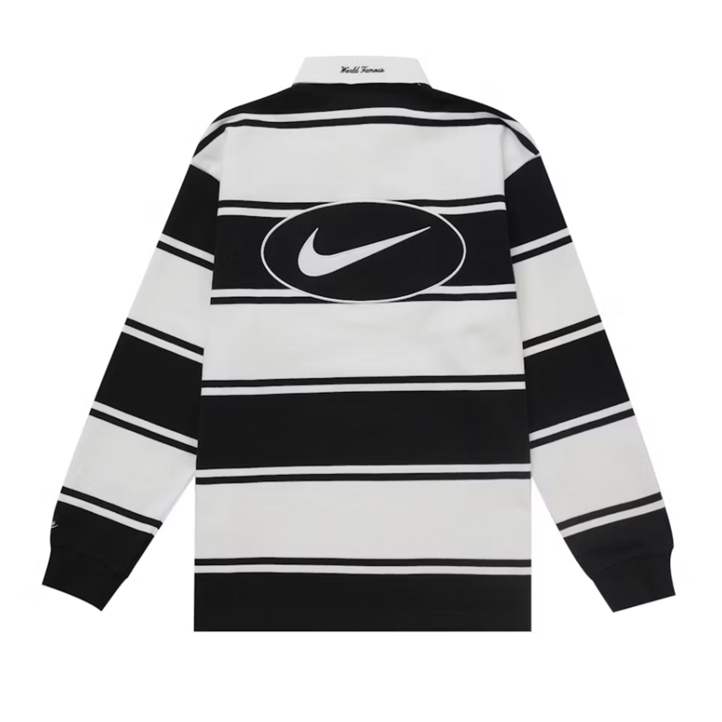 Supreme Nike Stripe Rugby Black