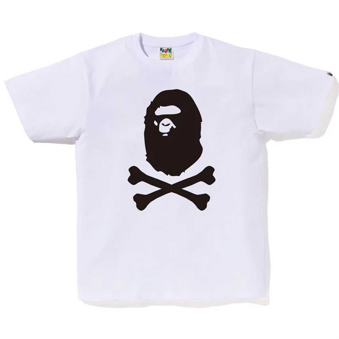 Bape A Bathing Ape Ape Crossbones Tee White