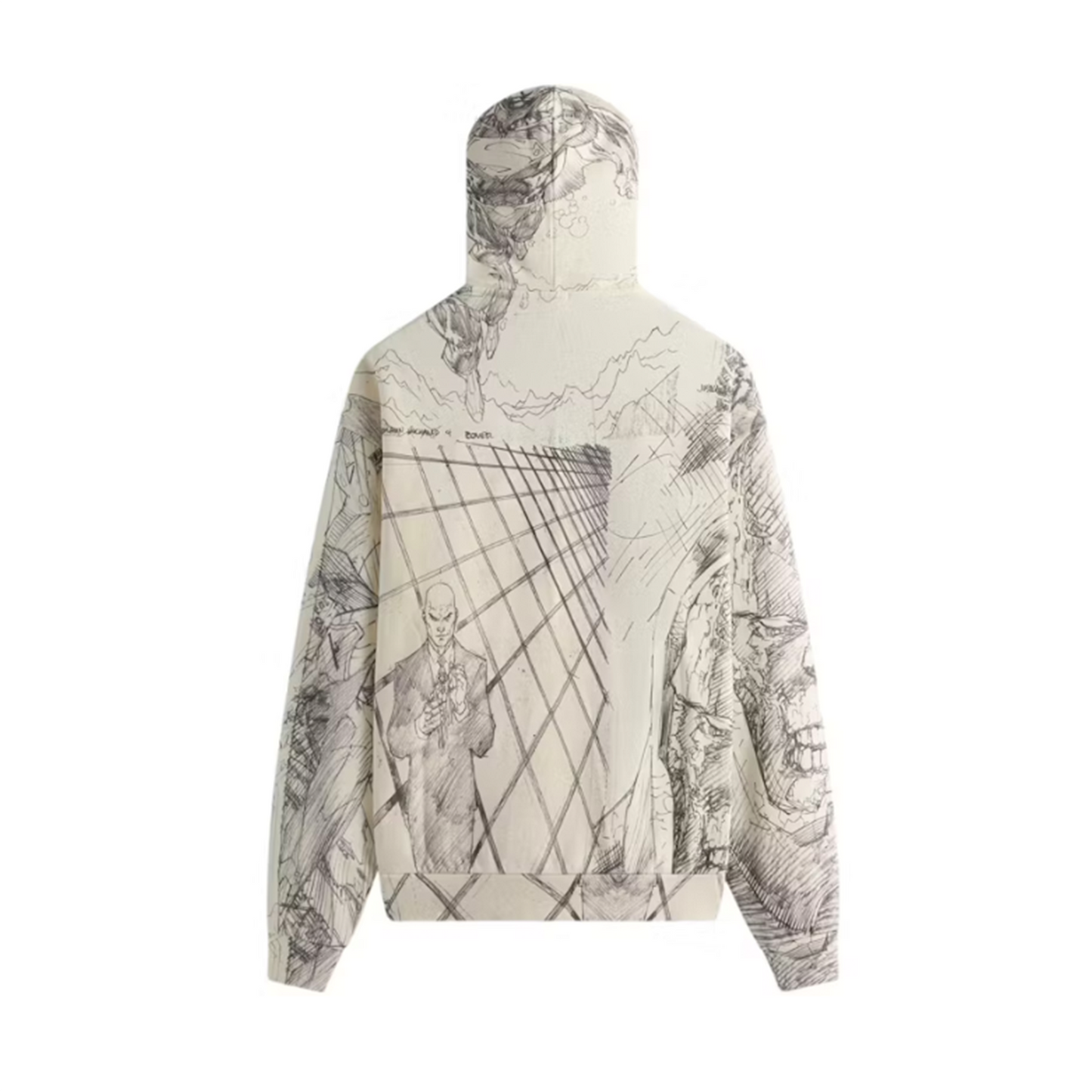 Kith x Superman Sketch Nelson Hoodie Sandrift