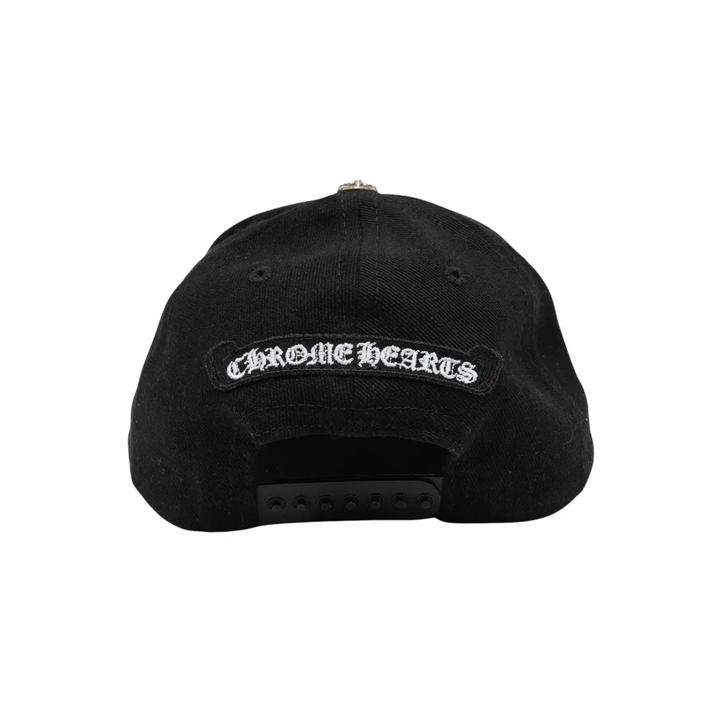 Chrome Hearts Fleur Snapback Trucker Hat Black