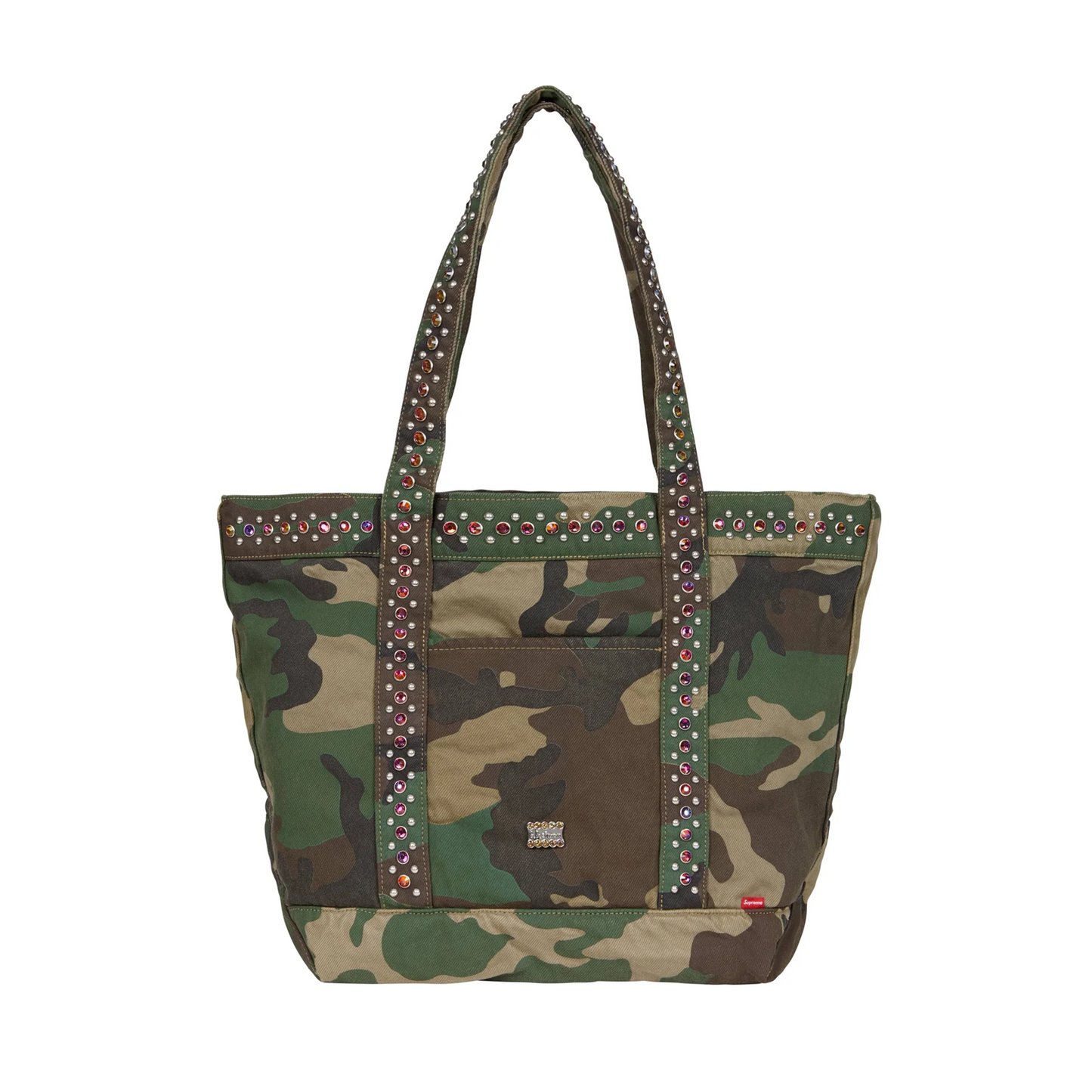 Supreme b.b. Simon Denim Tote Bag Woodland Camo