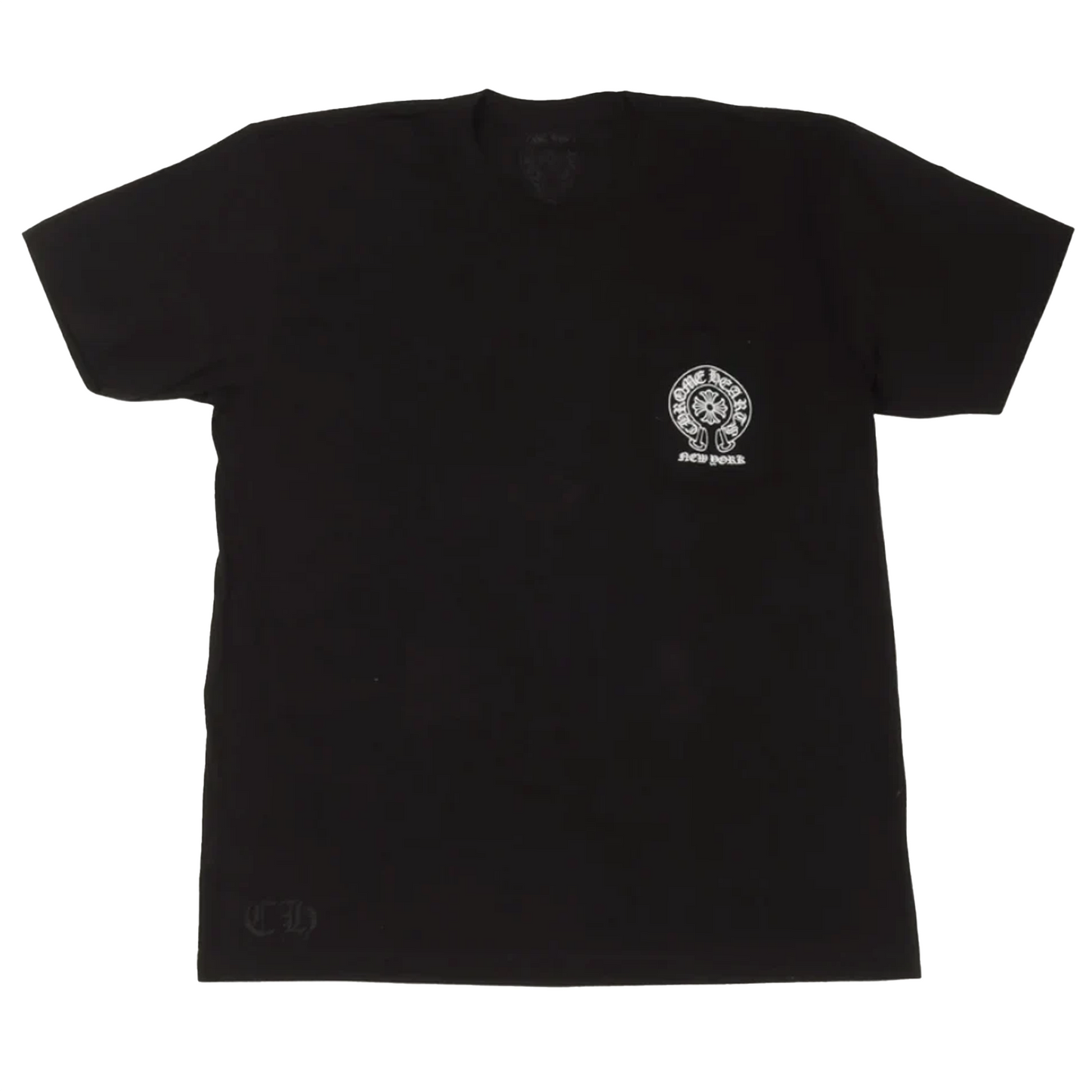 Chrome Hearts New York Horseshoe Pocket Tee Black
