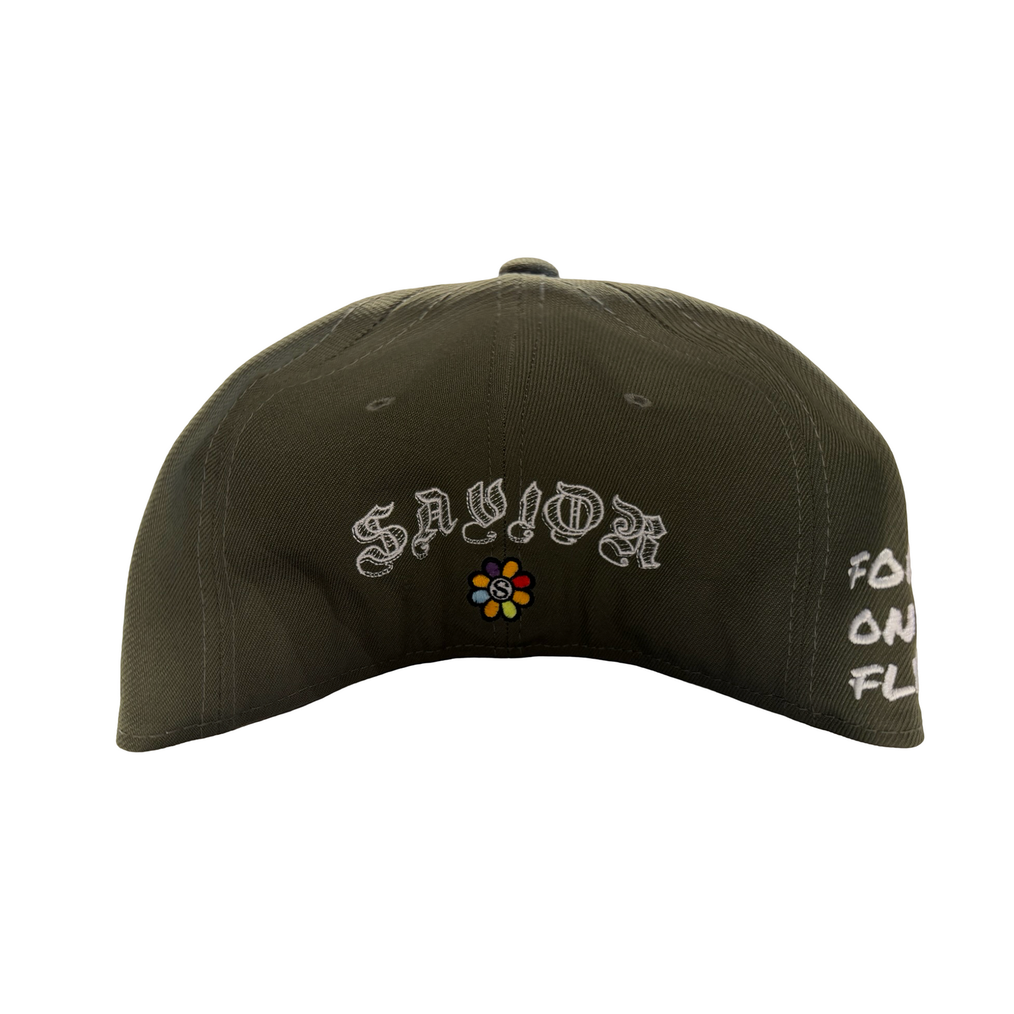 Jae Tips X Savior 59FIFTY Fitted Crown Olive - Las Vegas