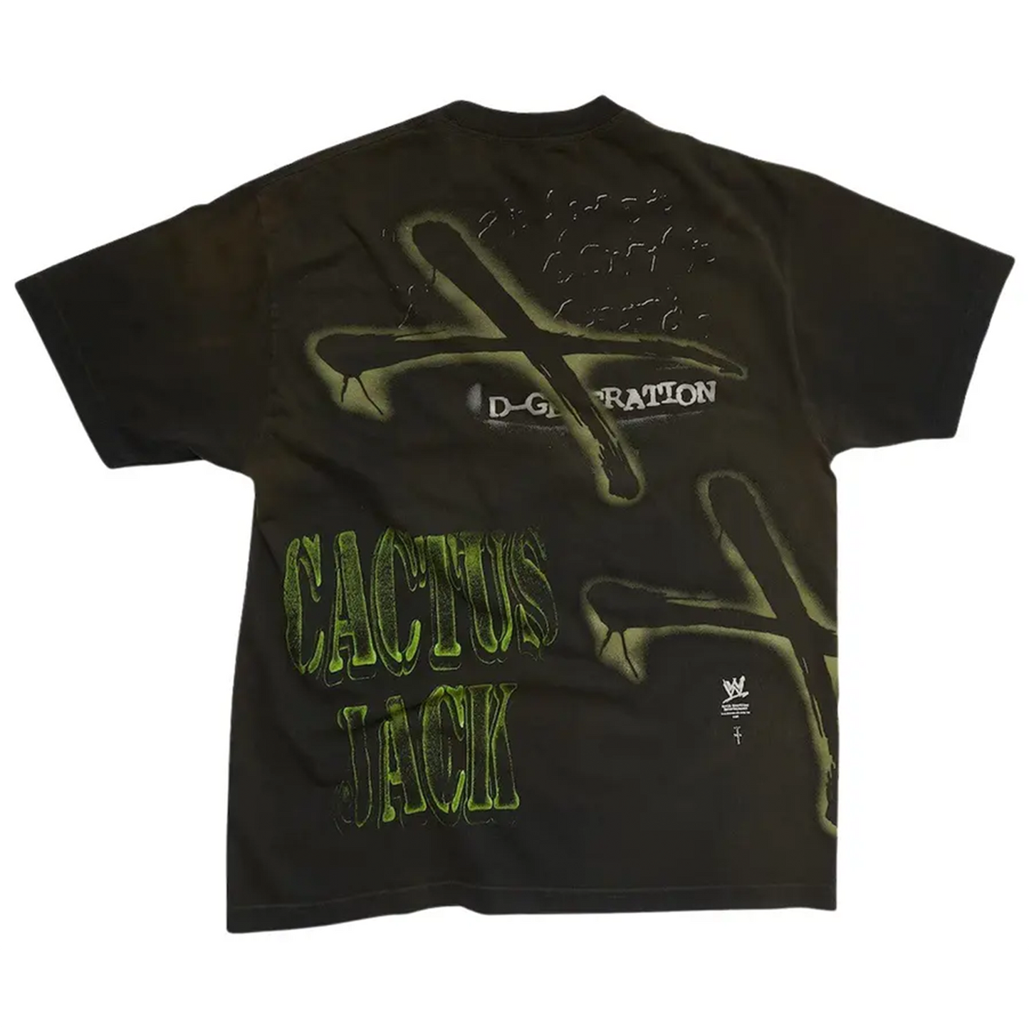 Travis Scott x WWE Two Words DX Tee Black