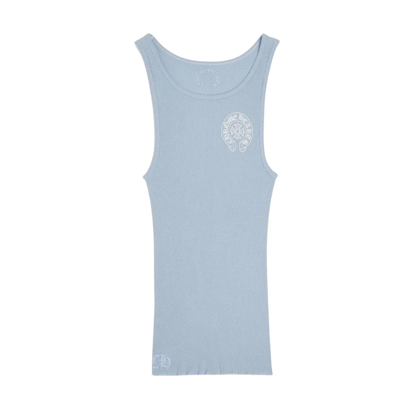 Chrome Hearts Baby Blue Rib Tank Blue