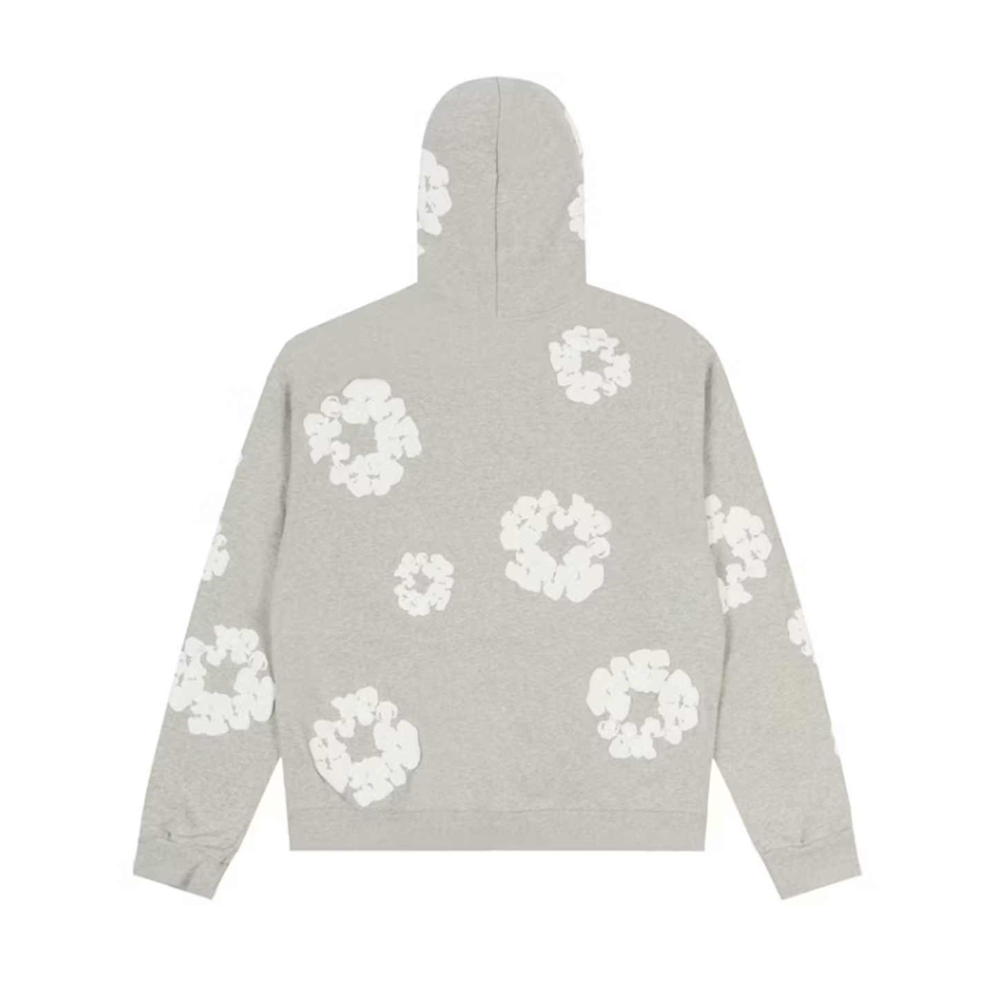 Denim Tears Cotton Wreath Zip Hoodie Grey