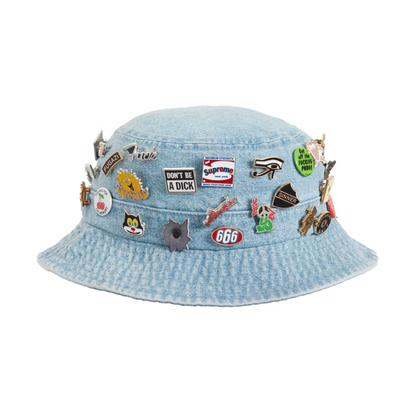 Supreme Pins Crusher Blue