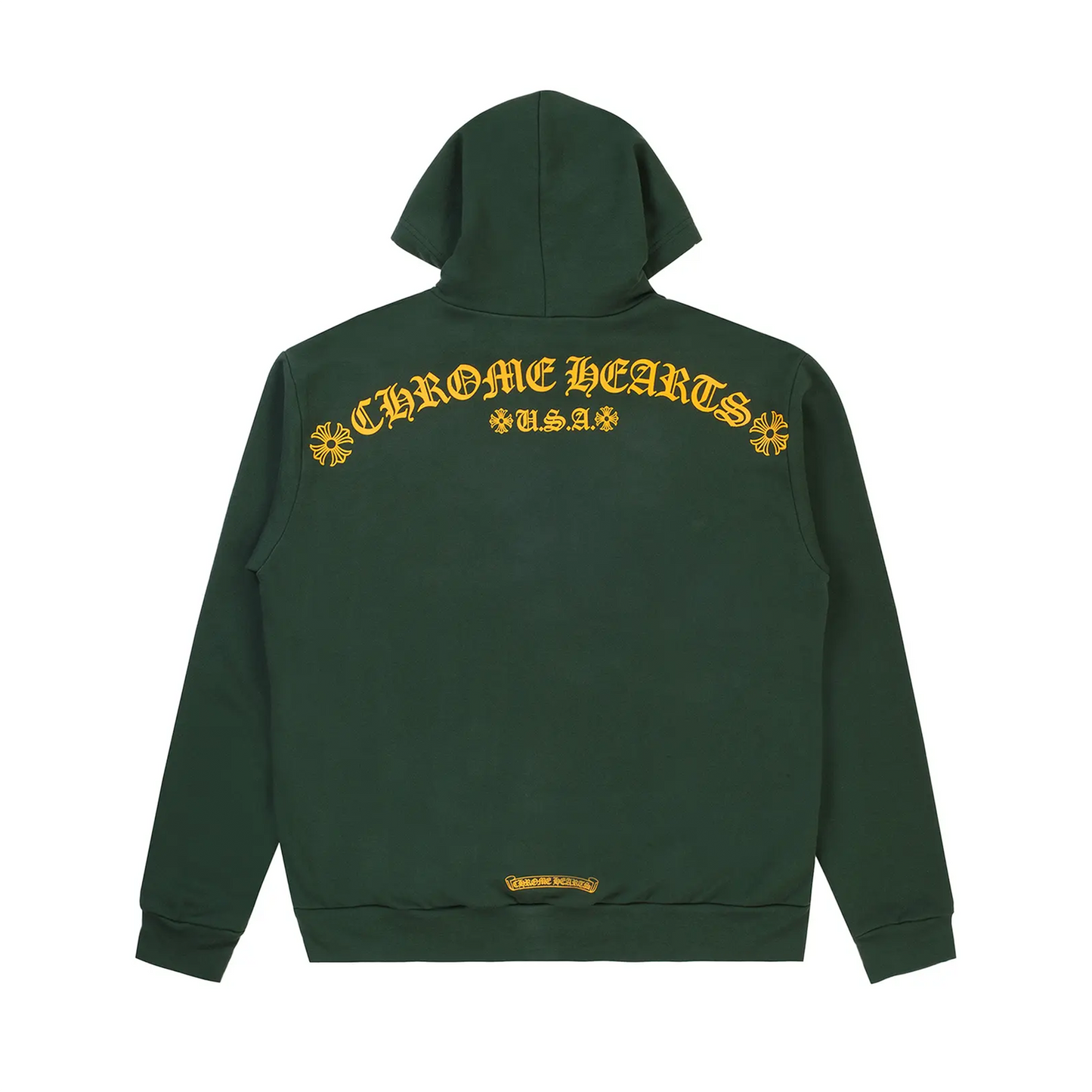 Chrome Hearts Green Hoodie Green/Orange