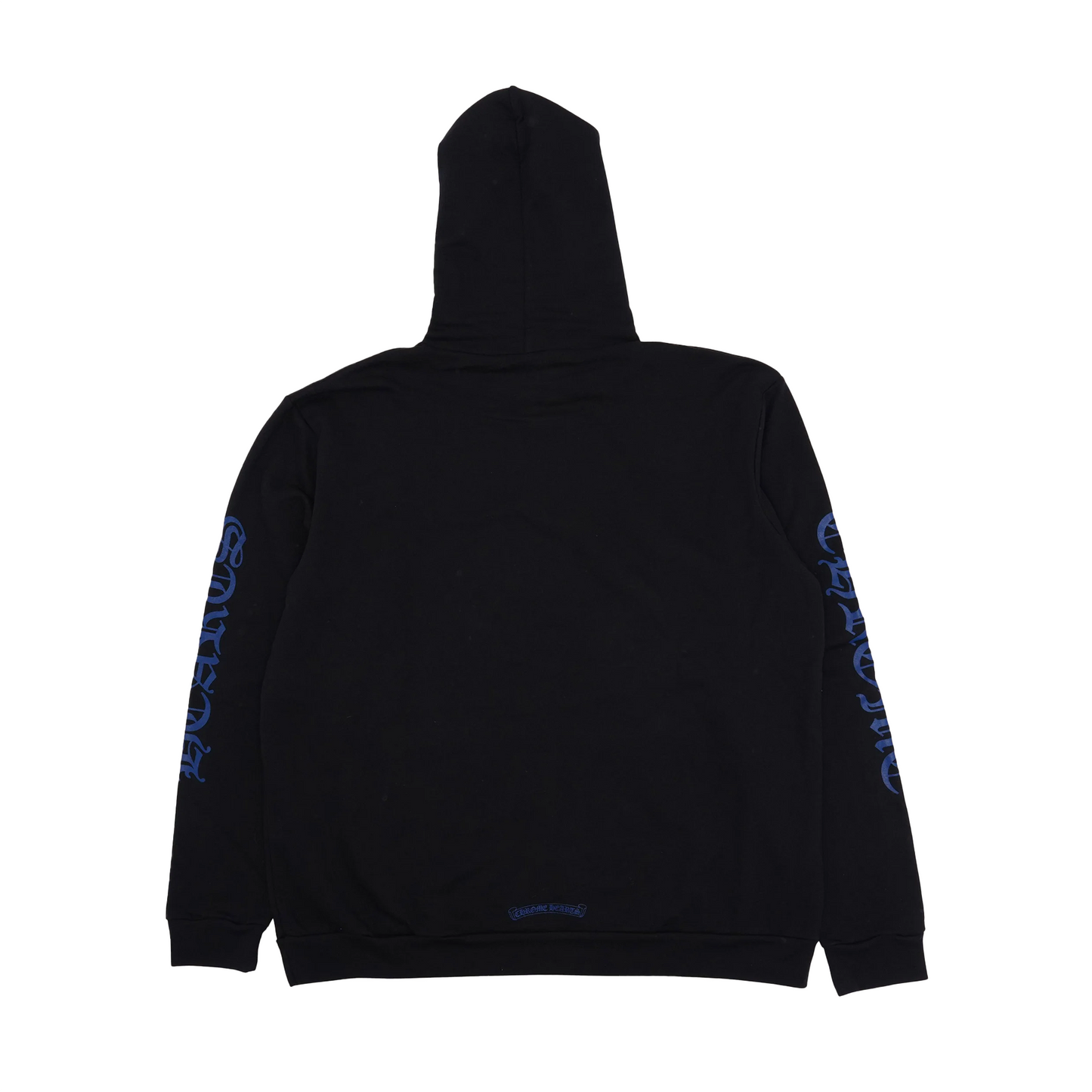Chrome Hearts Vertical Logo Hoodie Black / Blue