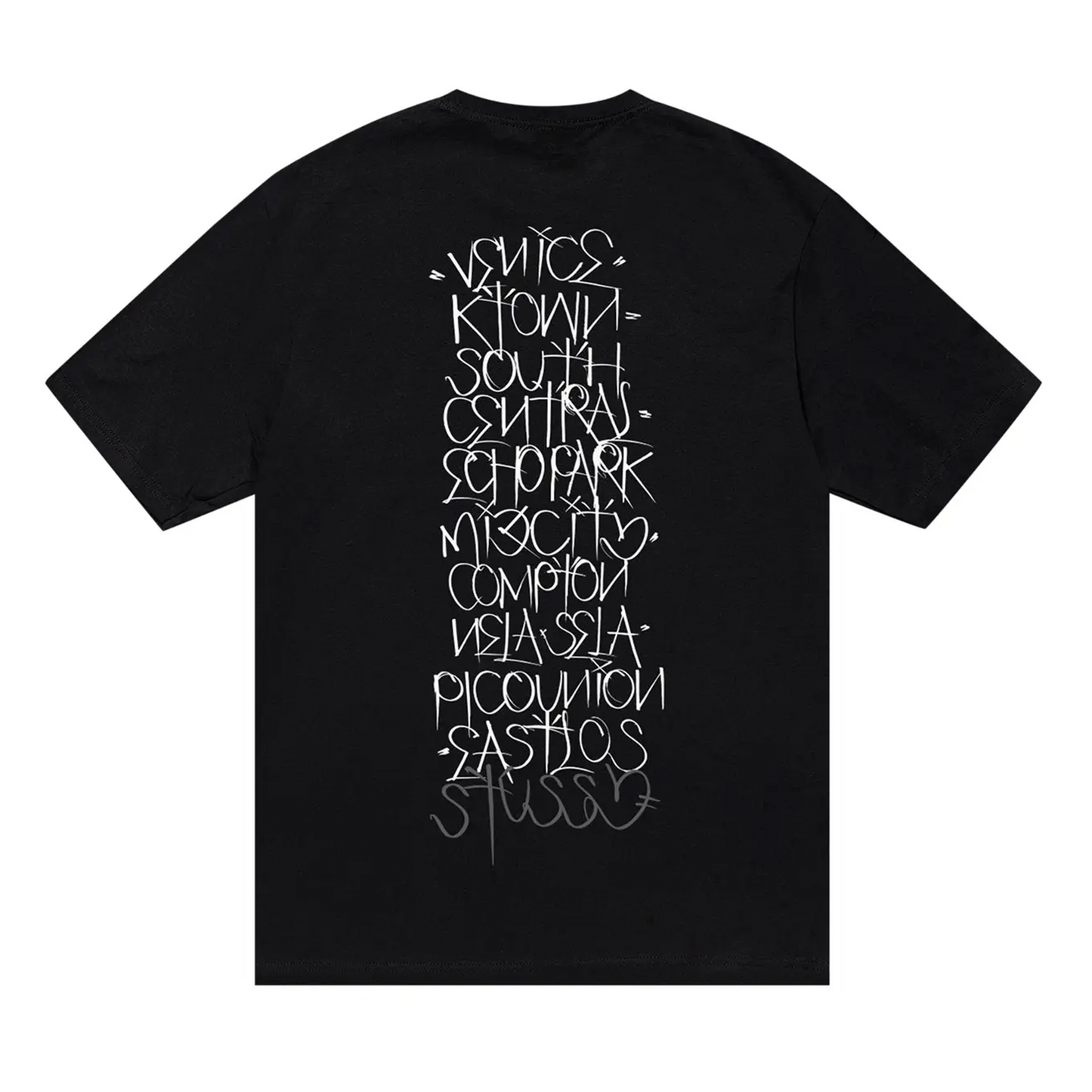 Stussy x Born X Raised Handstyles Tee 'Black'