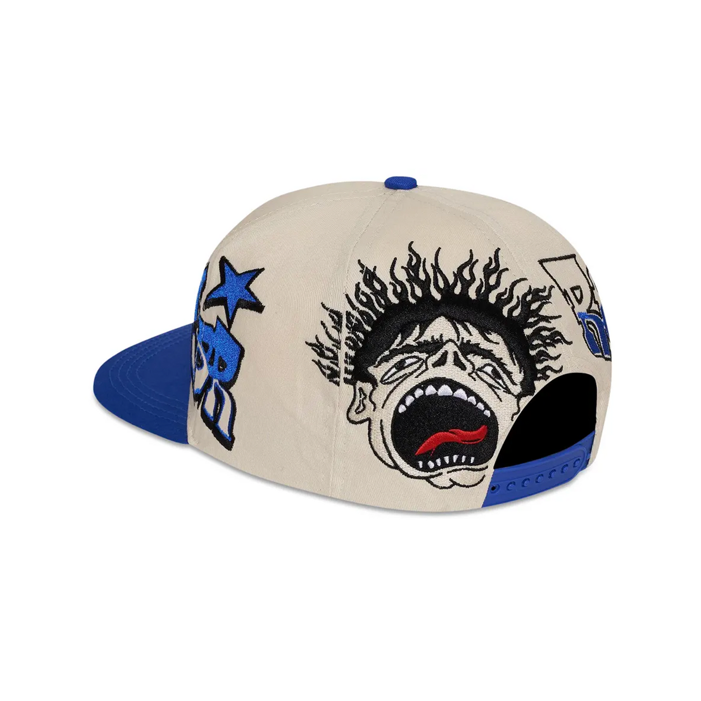 Hellstar Records Hat Snapback Blue/White