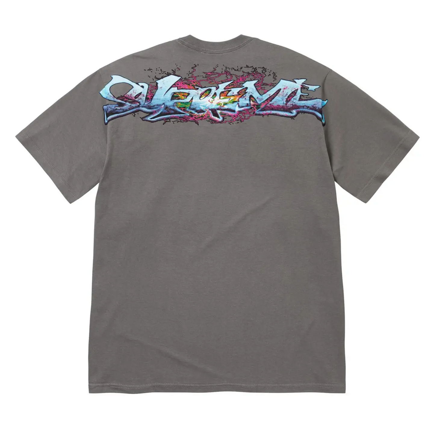 Supreme Tag Tee Charcoal