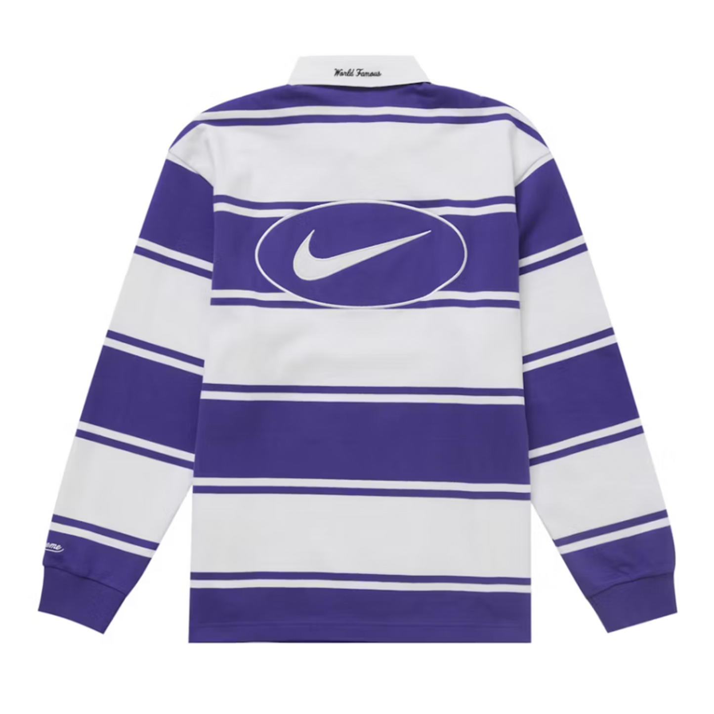 Supreme Nike Stripe Rugby Purple