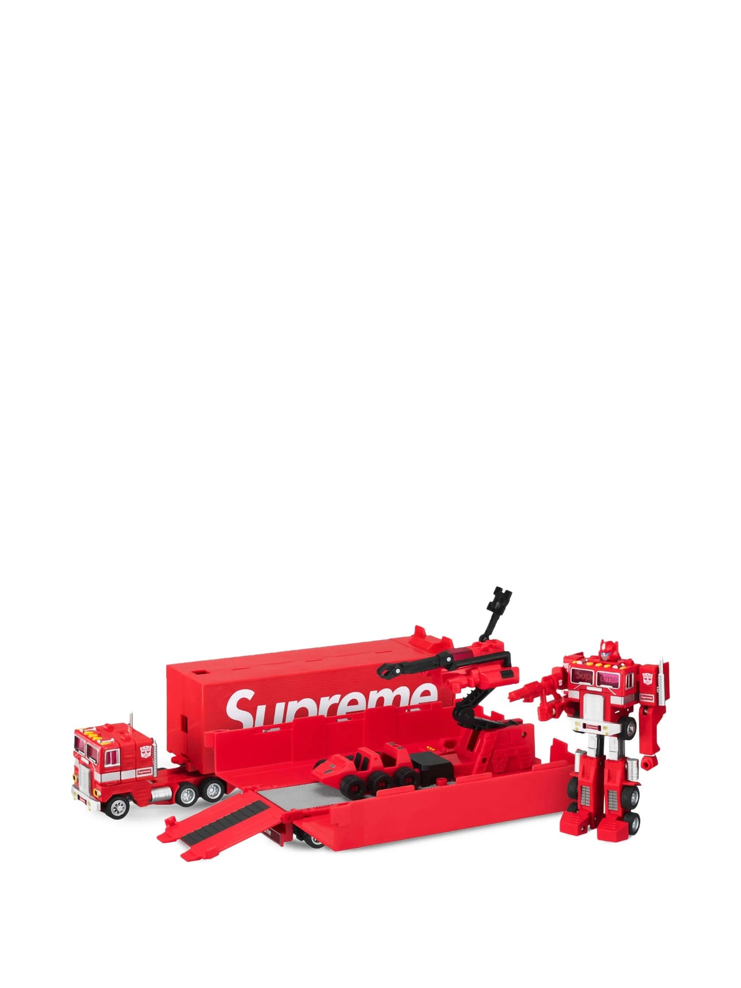 Supreme Transformers G1 Optimus Prime Figure Red