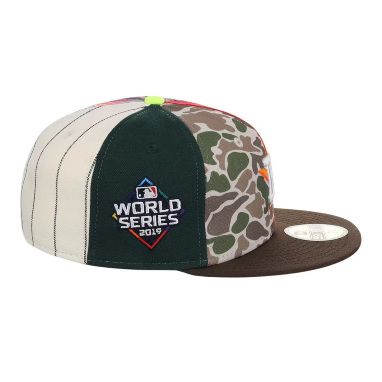 New Era Houston Astros Chase B x MLB Maximal 59Fifty Fitted Cap Multi/Plaid/Pink