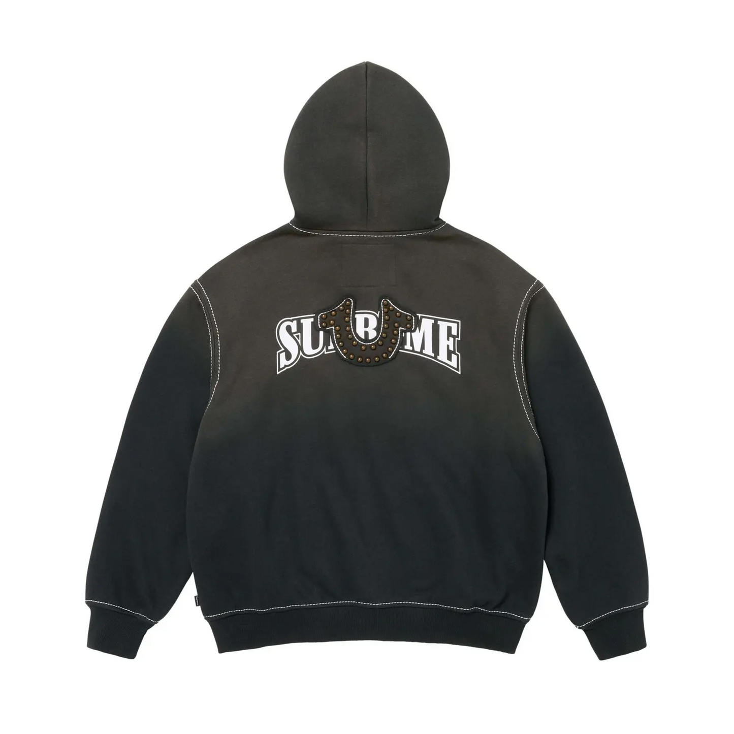 Supreme True Religion Zip Up Hooded Sweatshirt (FW25) Black