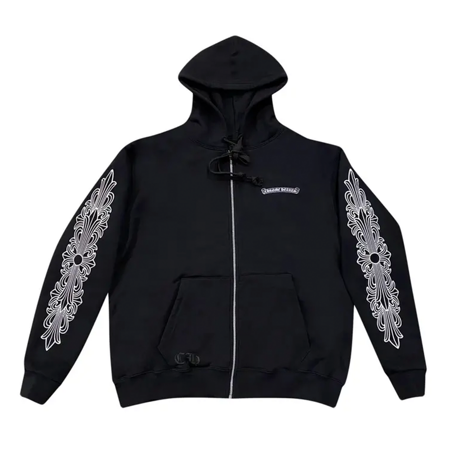 Chrome Hearts Zip Up Hoodie (Aspen Exclusive) 'Black'