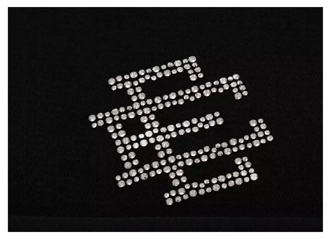 Eric Emanuel EE Basic Swarovski Hoodie Black