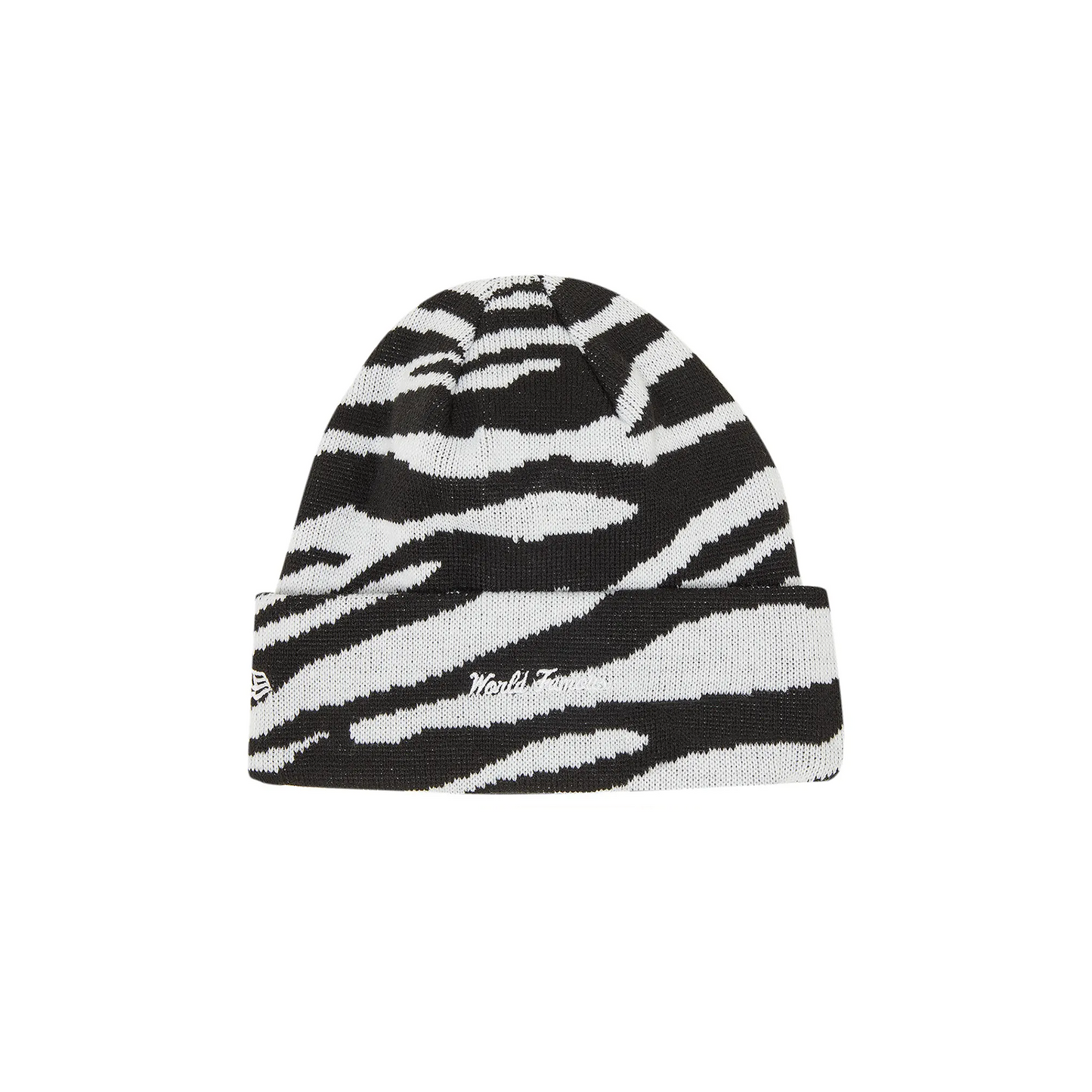 Supreme New Era Box Logo Beanie (FW22) Zebra