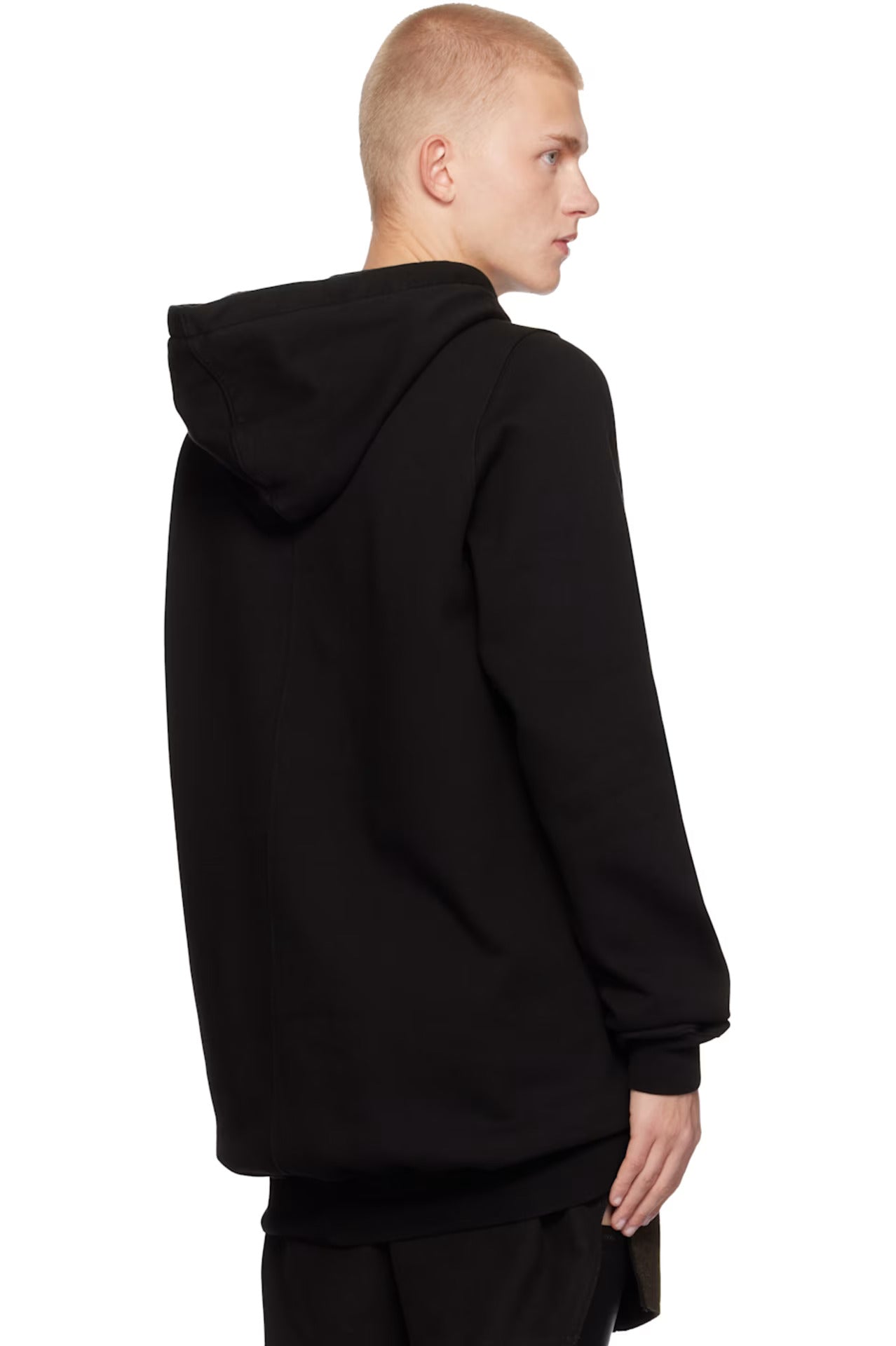 Rick Owens Black Porterville Orb Studs Hoodie