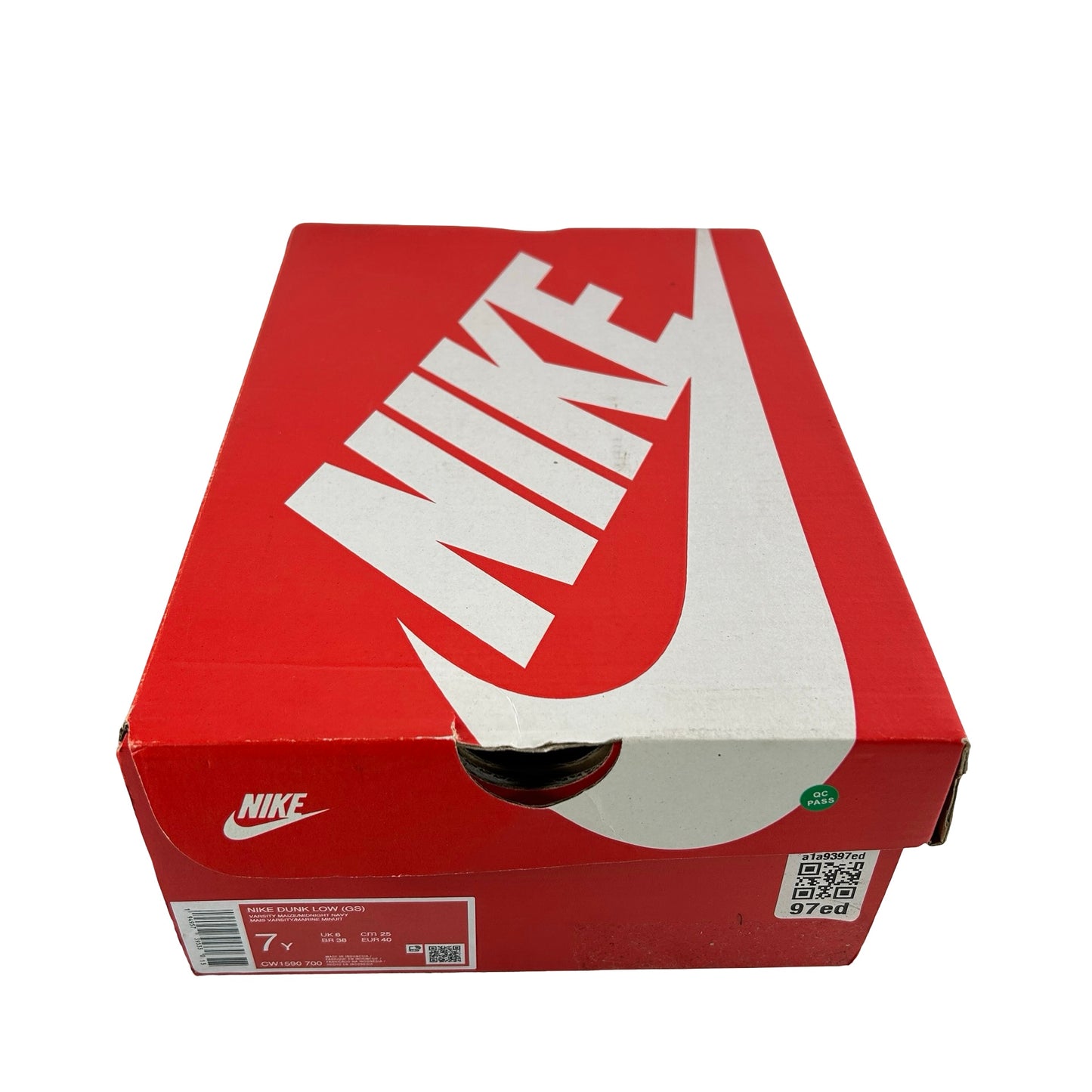 CW1590 700 Nike Dunk Low Michigan (2021) (GS) - 7 Y (Used)