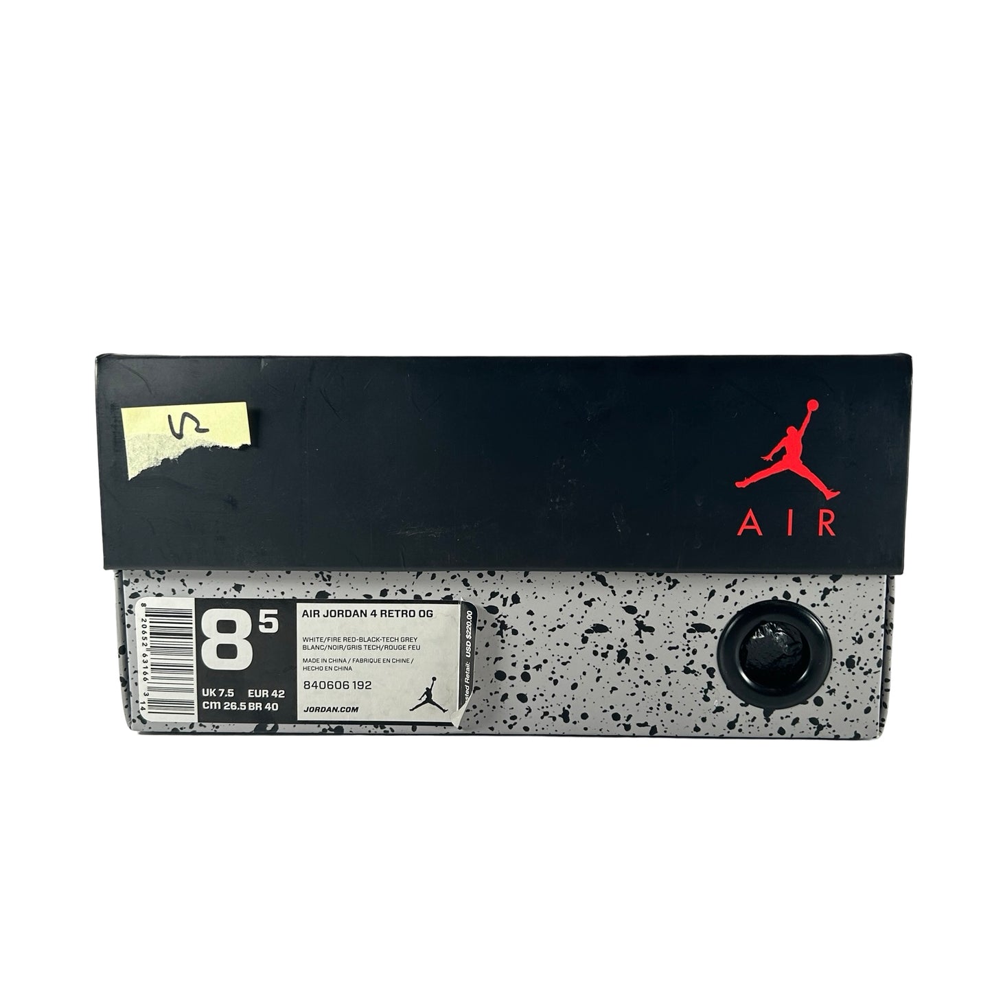 840606 192 Jordan 4 Blanco Cemento