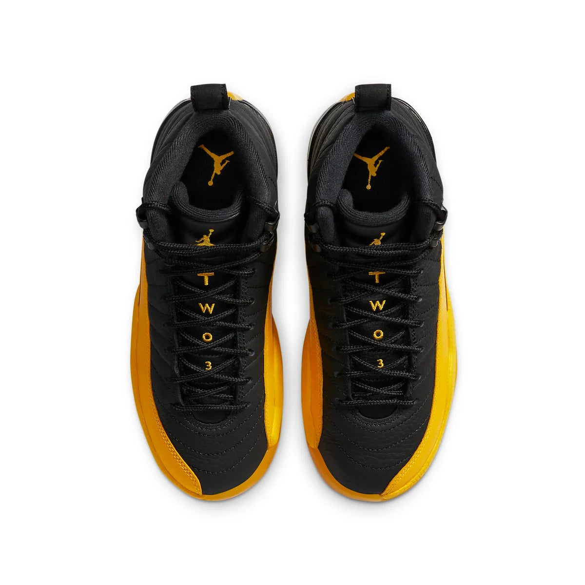 153265 070 Air Jordan 12 Retro Black University Gold (GS)