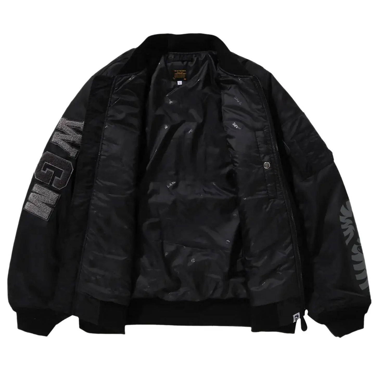 BAPE Black Shark MA-1 Bomber Jacket