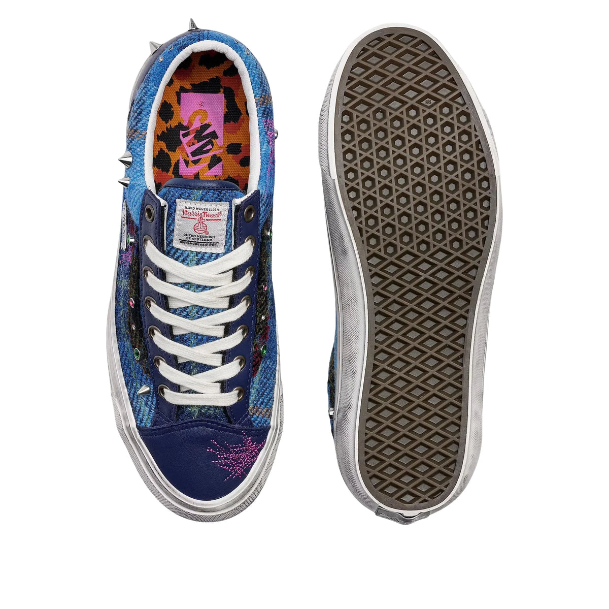 VN000E8VBIP Vans Old Skool 36 Harris Tweed Blue Multi
