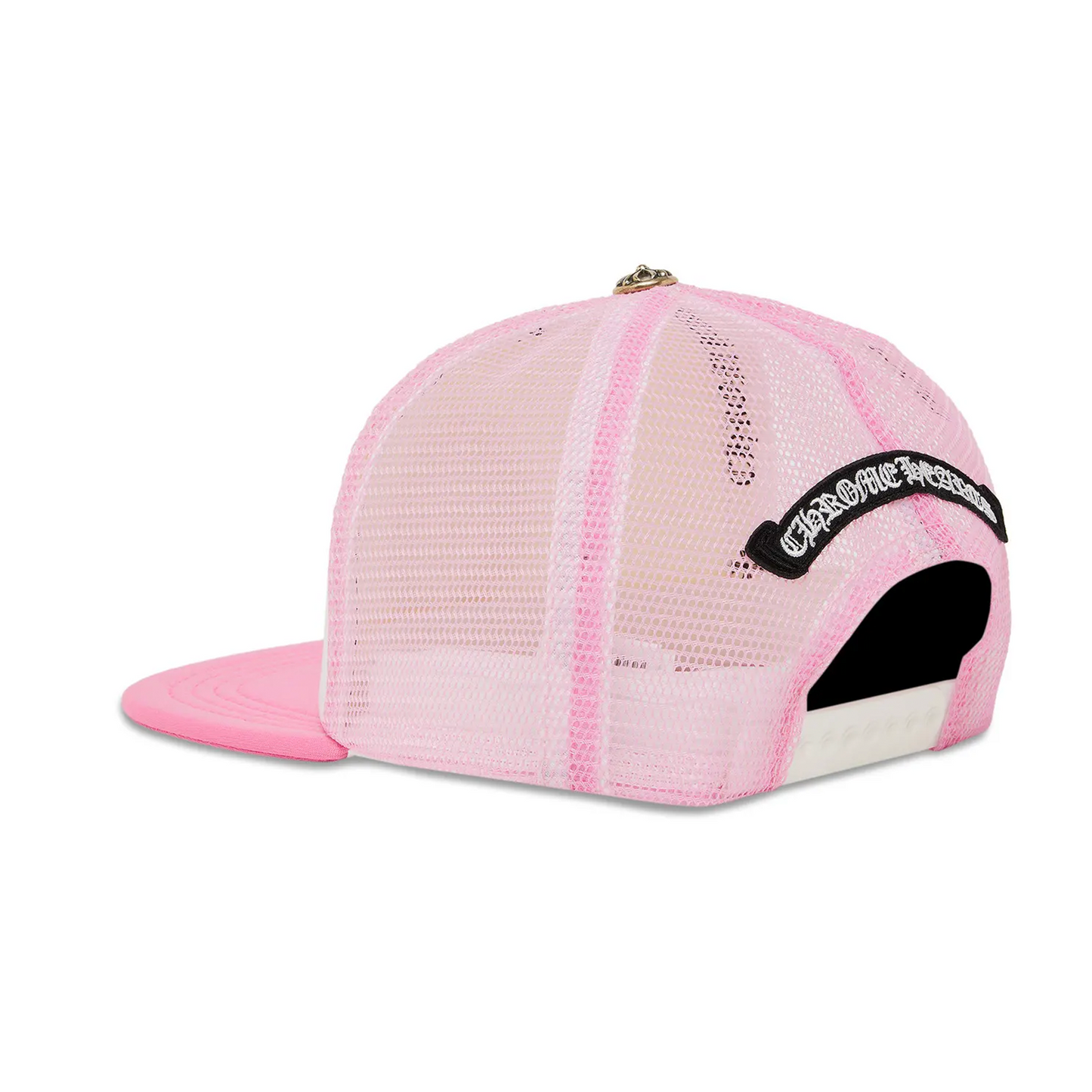 Chrome Hearts Matty Boy Sex Records Horse Shoe Trucker Hat Pink/White