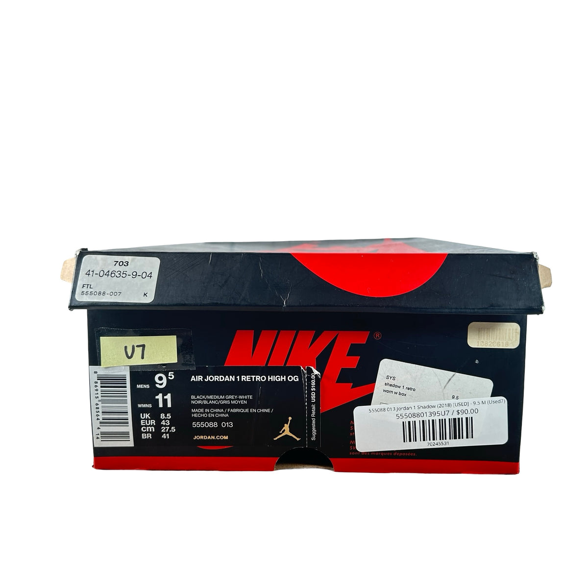 555088 013 Jordan 1 Sombra (2018)