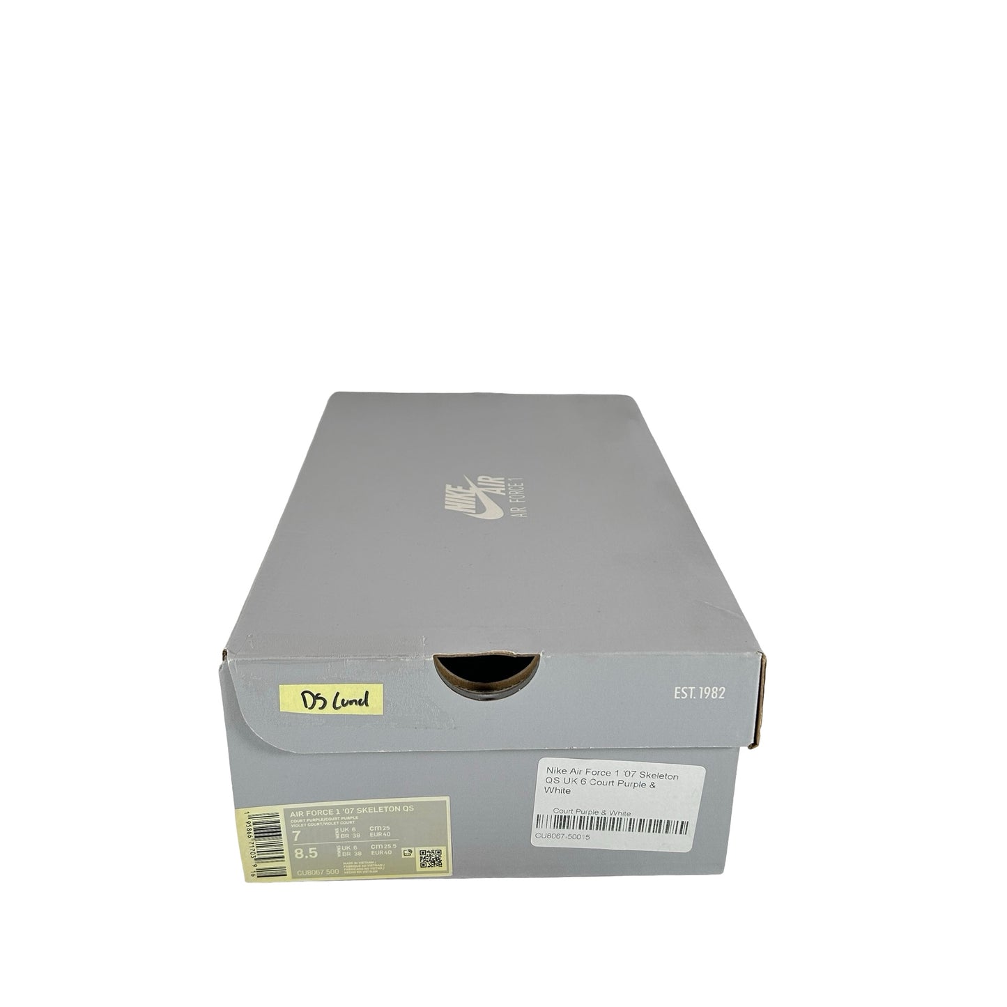 CU8067 500 Nike Air Force 1 Low '07 QS Esqueleto Púrpura Halloween (2021)