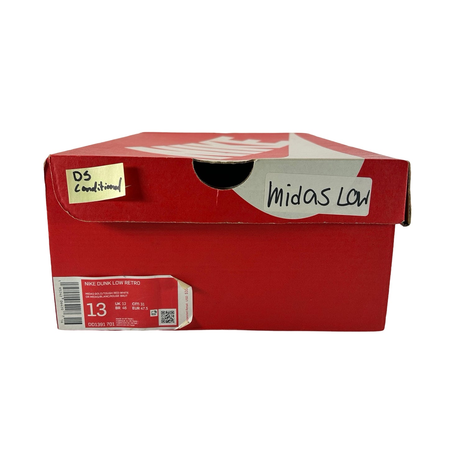 DD1391 701 Nike Dunk Low Midas Oro