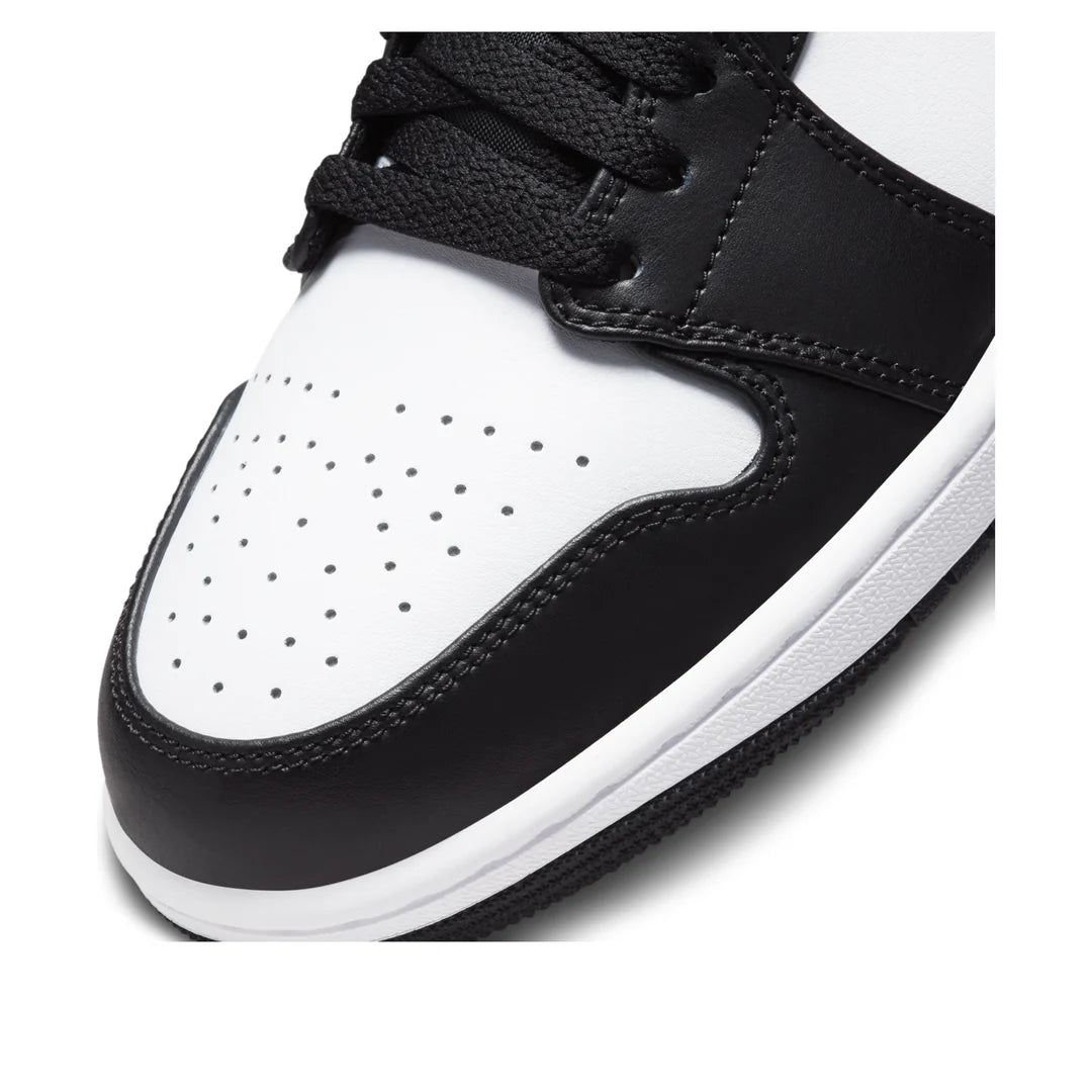 553558 040 Air Jordan 1 Low Black White Grey