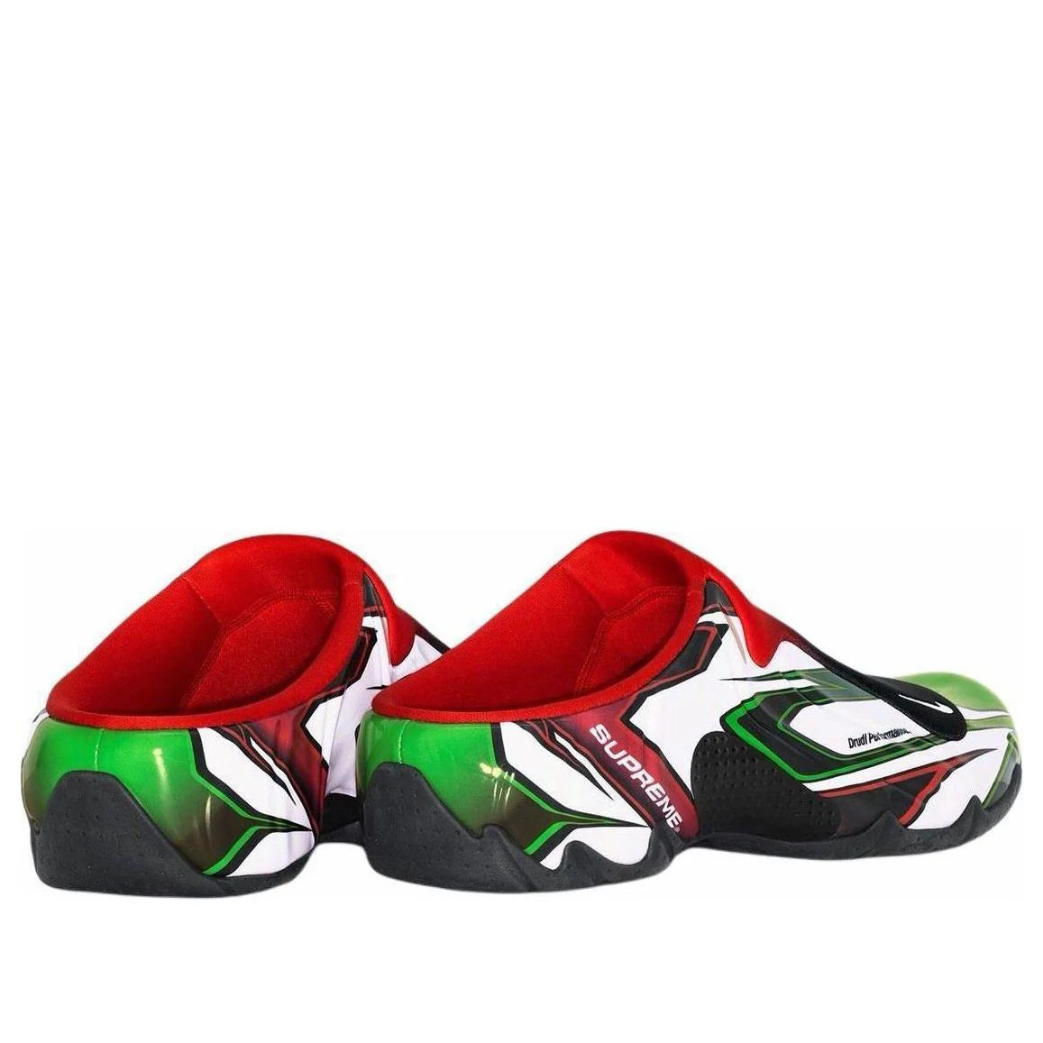 FN0289 100 Nike Clogposite Supreme White Gym Red Green