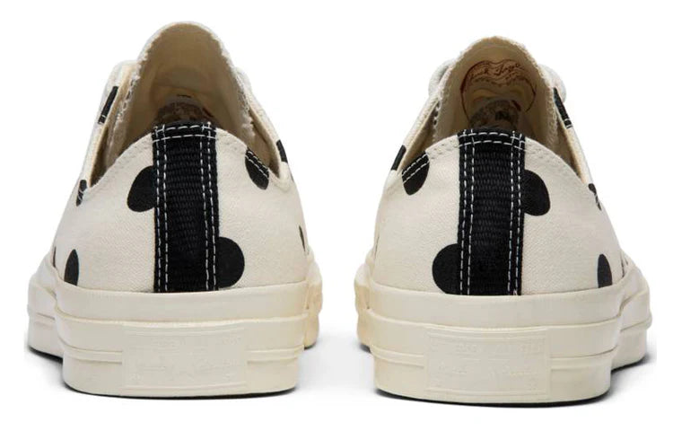 157249C Converse Chuck Taylor All Star 70 Ox Comme des Garcons PLAY Polka Dot White
