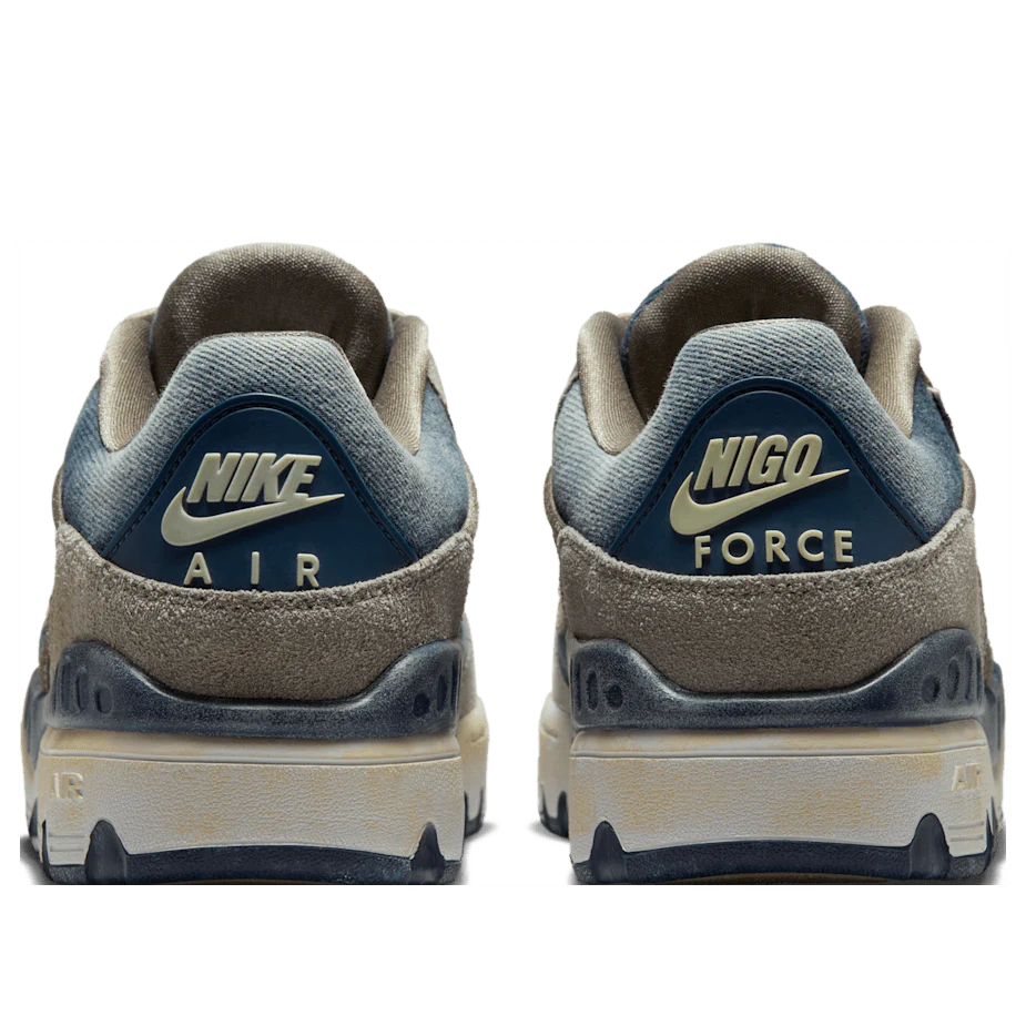 HQ0262 001 Nike Air Force 3 Low SP Nigo x Levi’s Olive Grey