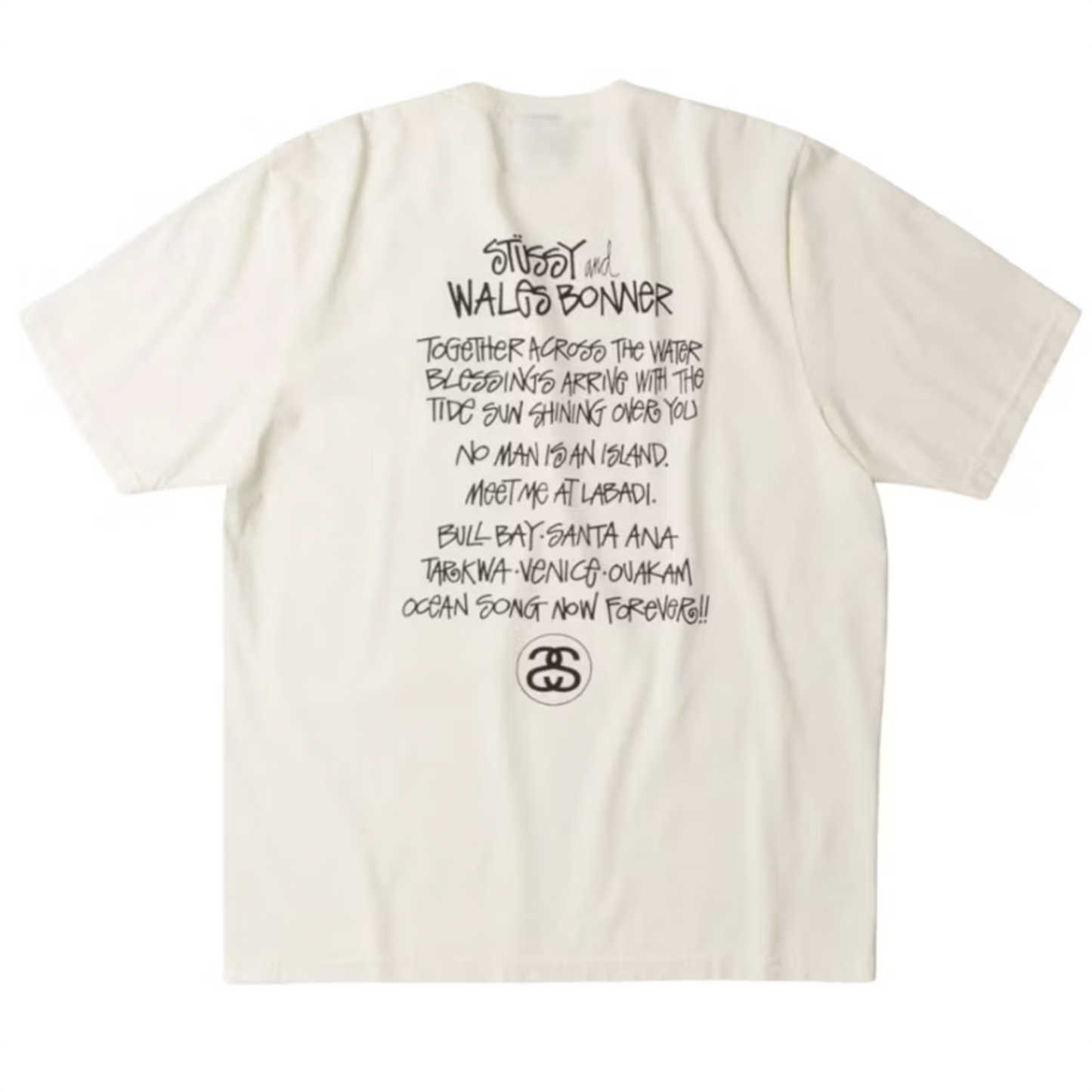Stussy x Wales Bonner Ocean Song Tee Ivory