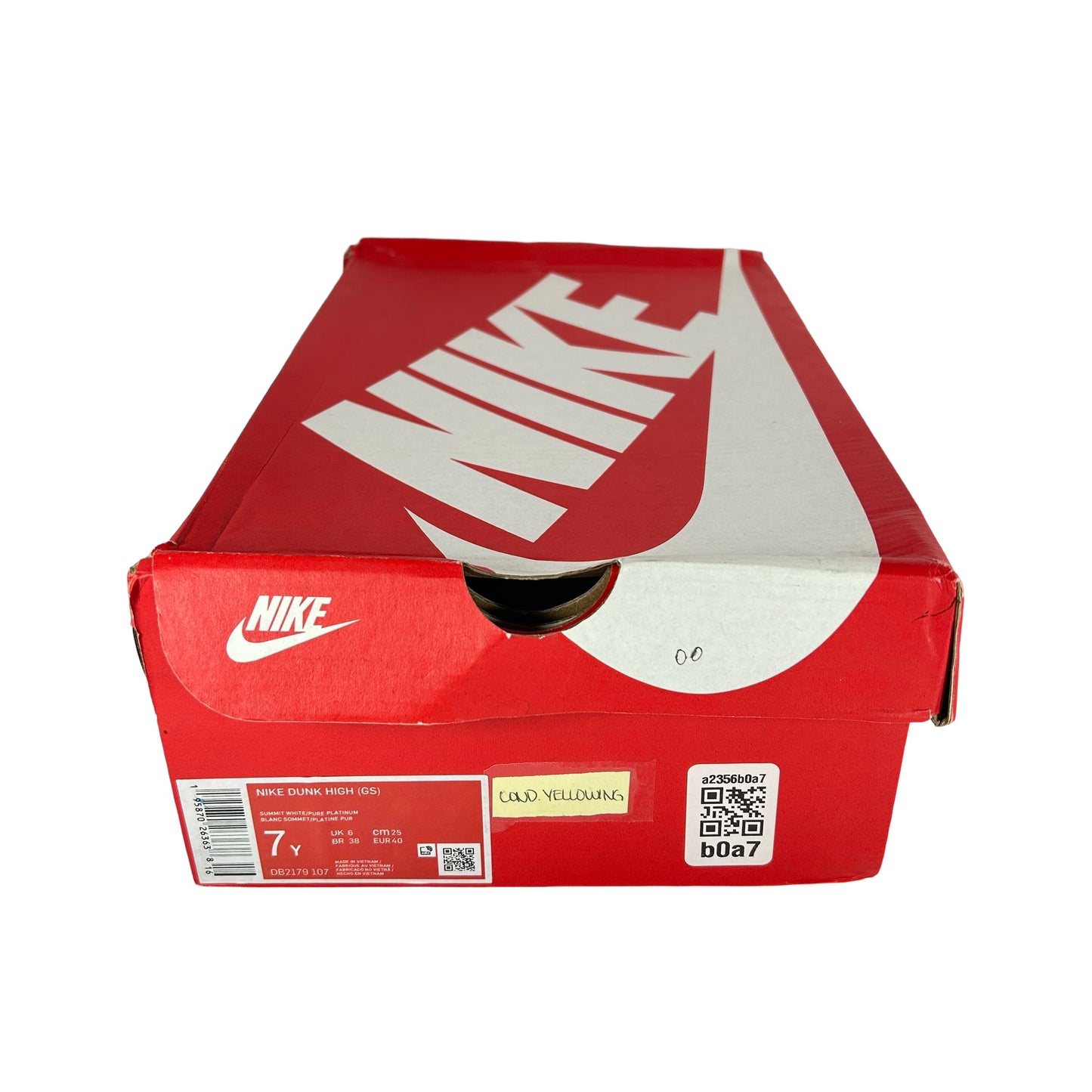 DB2179 107 DB2179 107 Nike Dunk High Summit Blanco Fútbol Gris (GS)