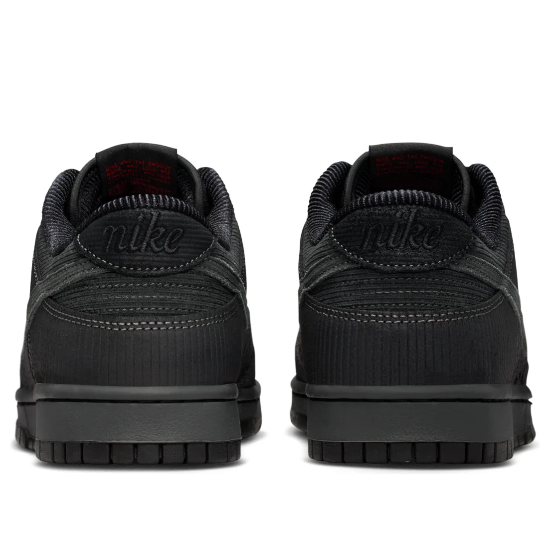 IB7746 001 Nike Dunk Low Retro Premium Black Corduroy