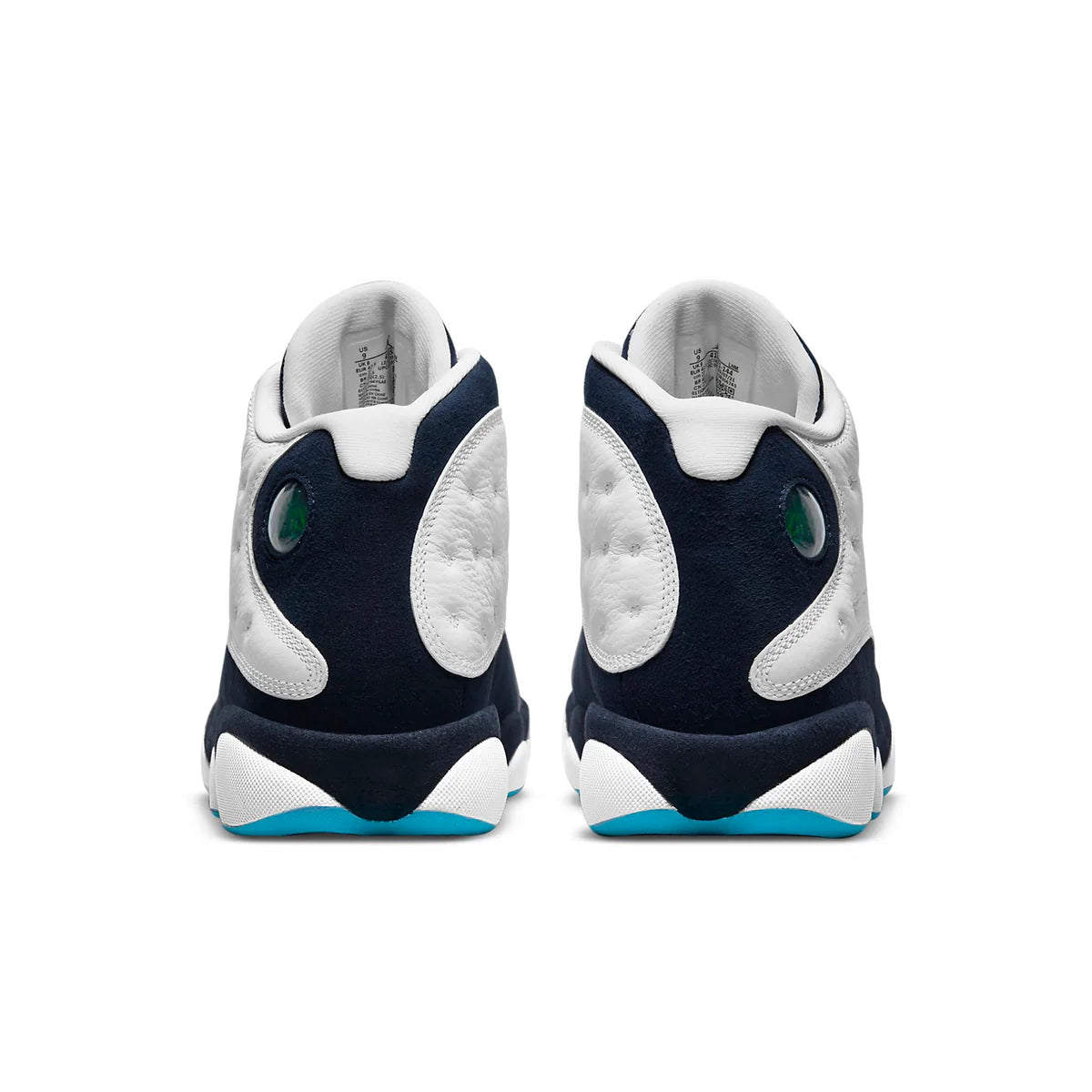 414571 144 Air Jordan 13 Retro Obsidian Powder Blue White