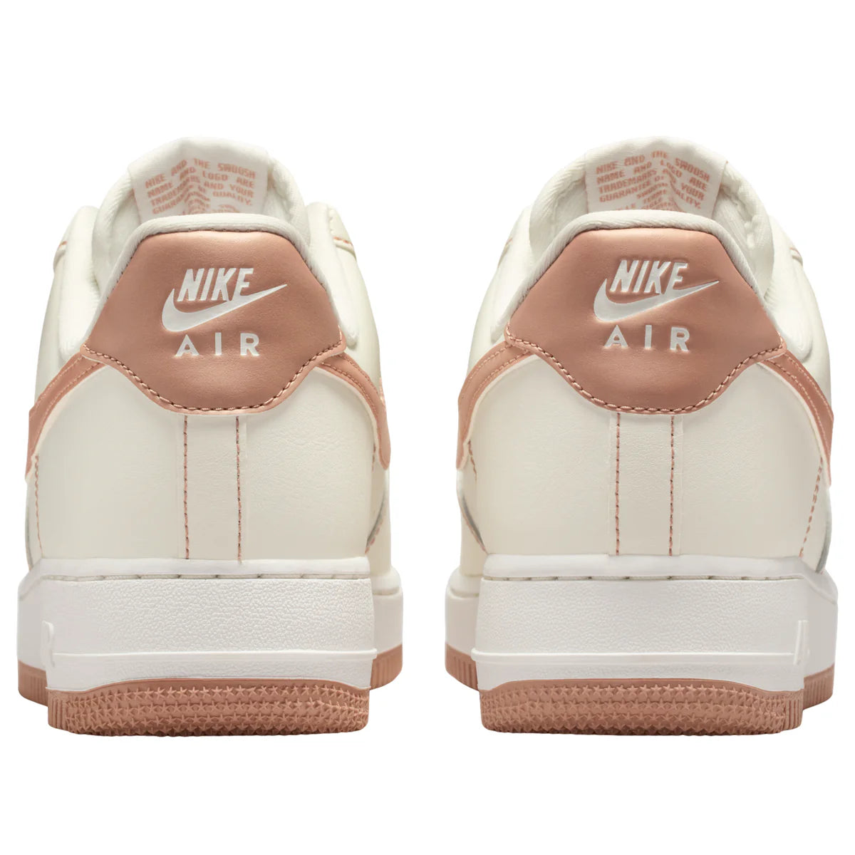 IQ9428 133 Nike Air Force 1 '07 Sail Rose Gold (Women's)