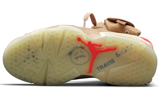 DH0690 200 Jordan 6 Retro Travis Scott Caqui británico