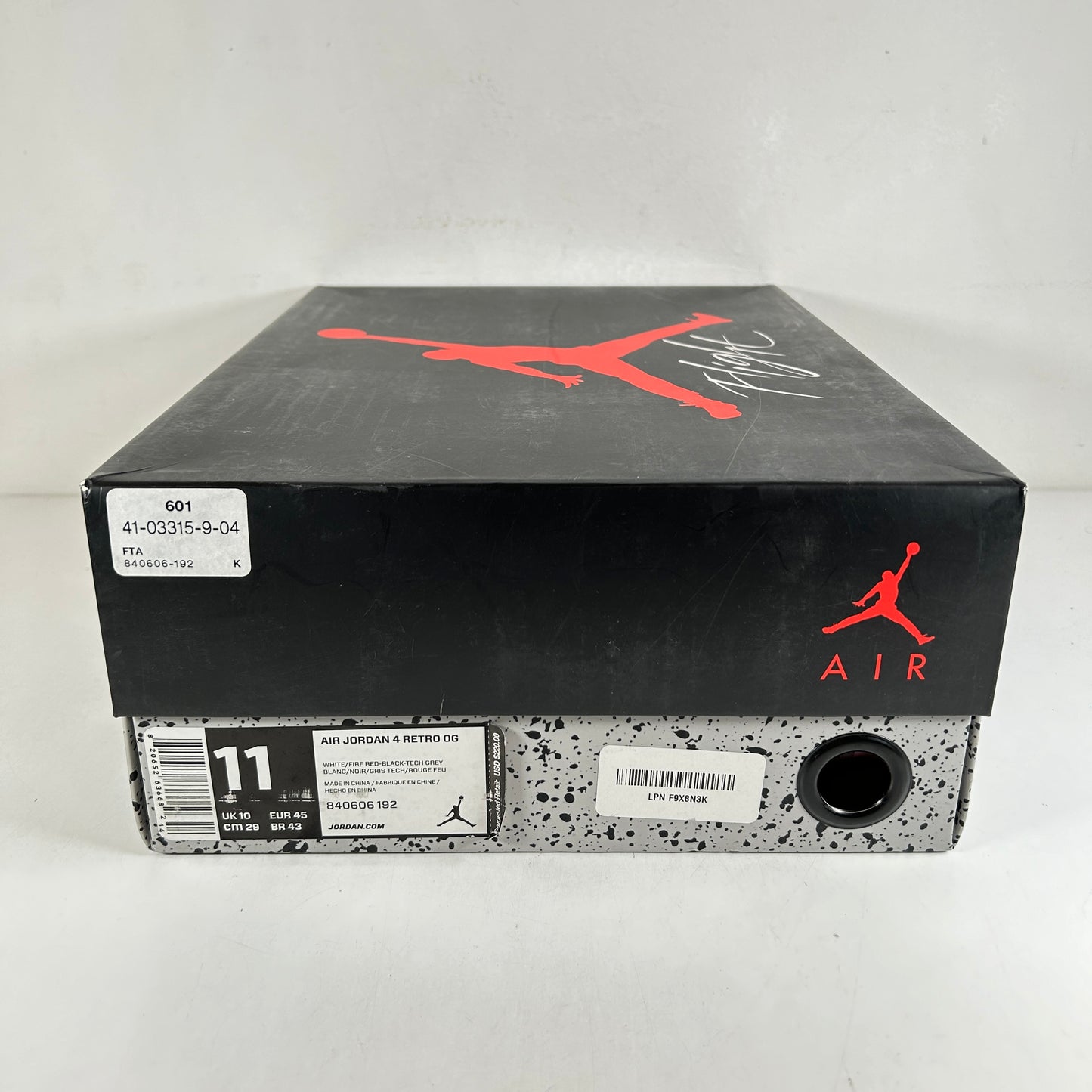840606 192 Jordan 4 Blanco Cemento