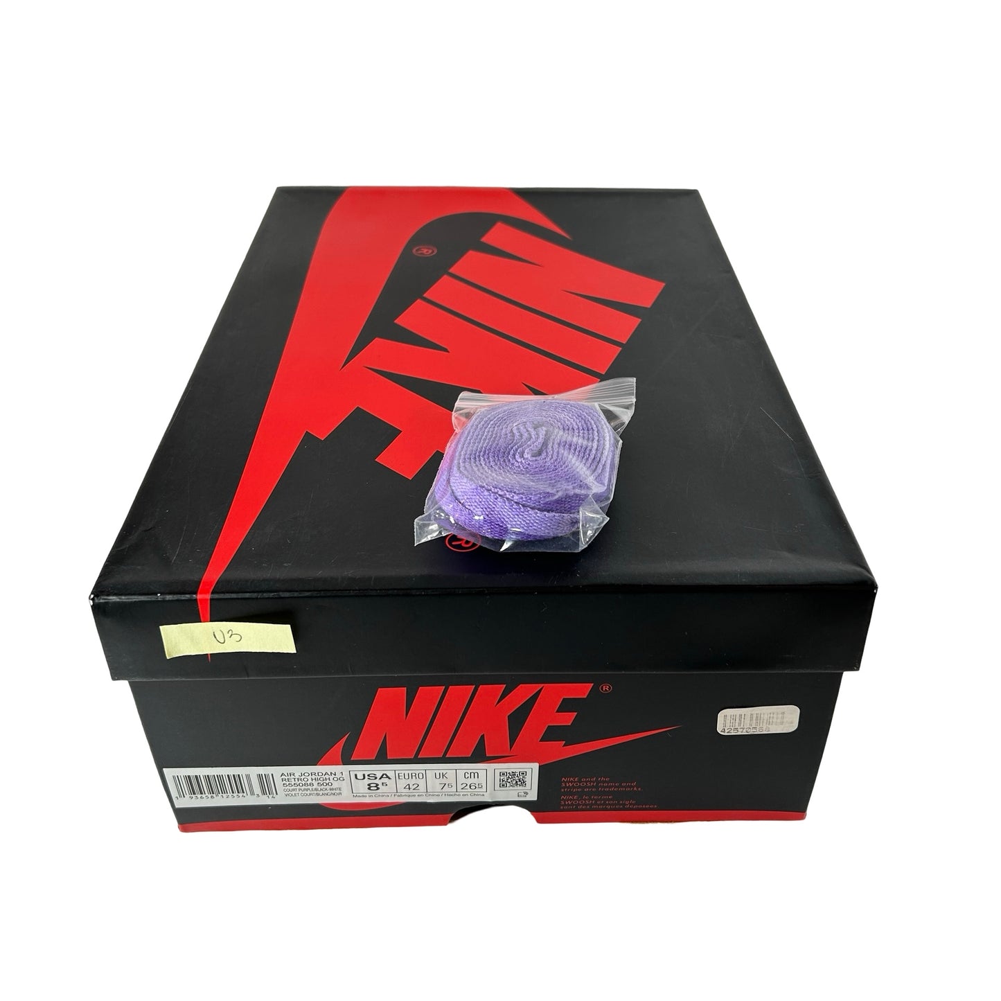 555088 500 Jordan 1 Corte Púrpura